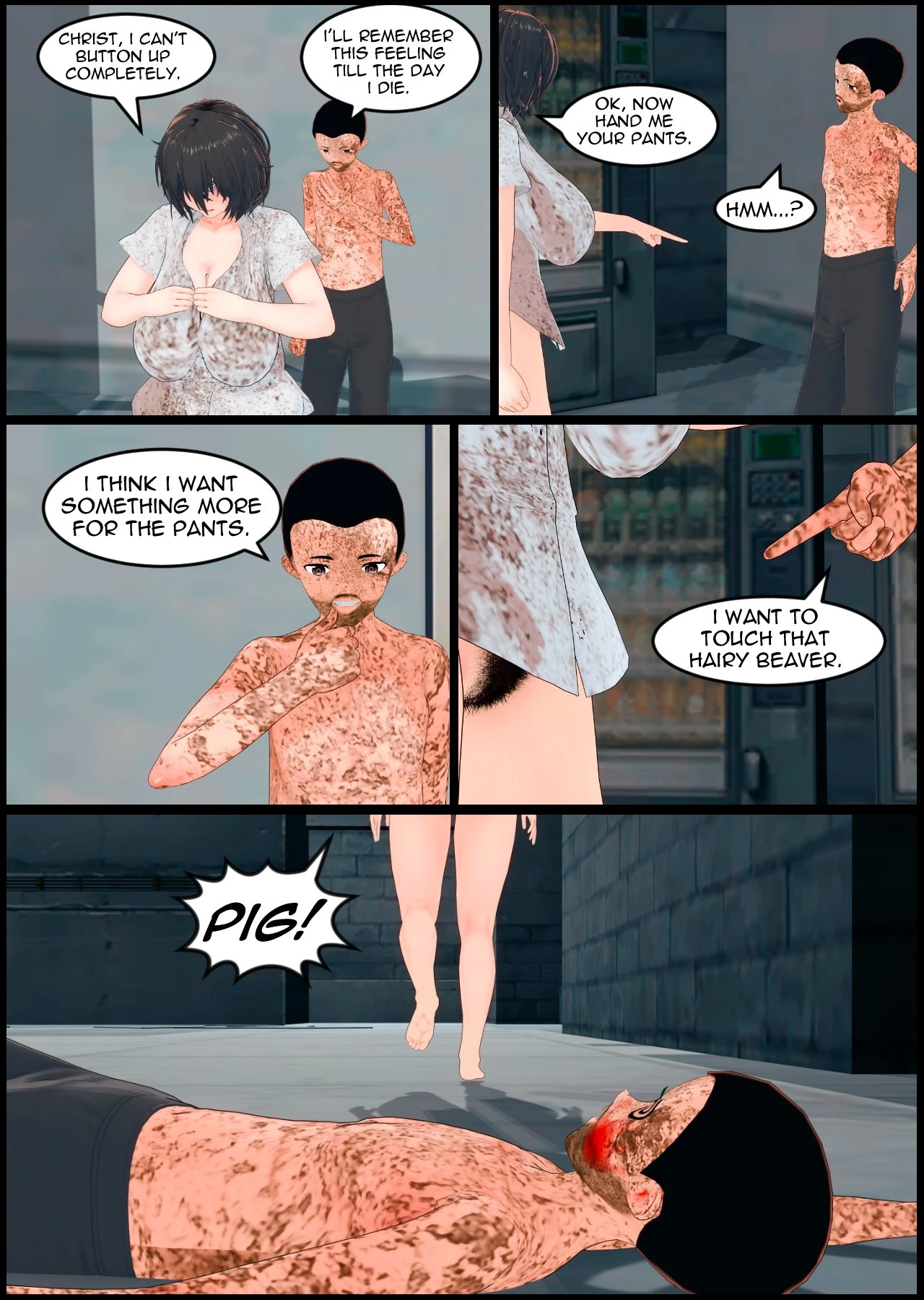 Creepy Fionna porn comic picture 29