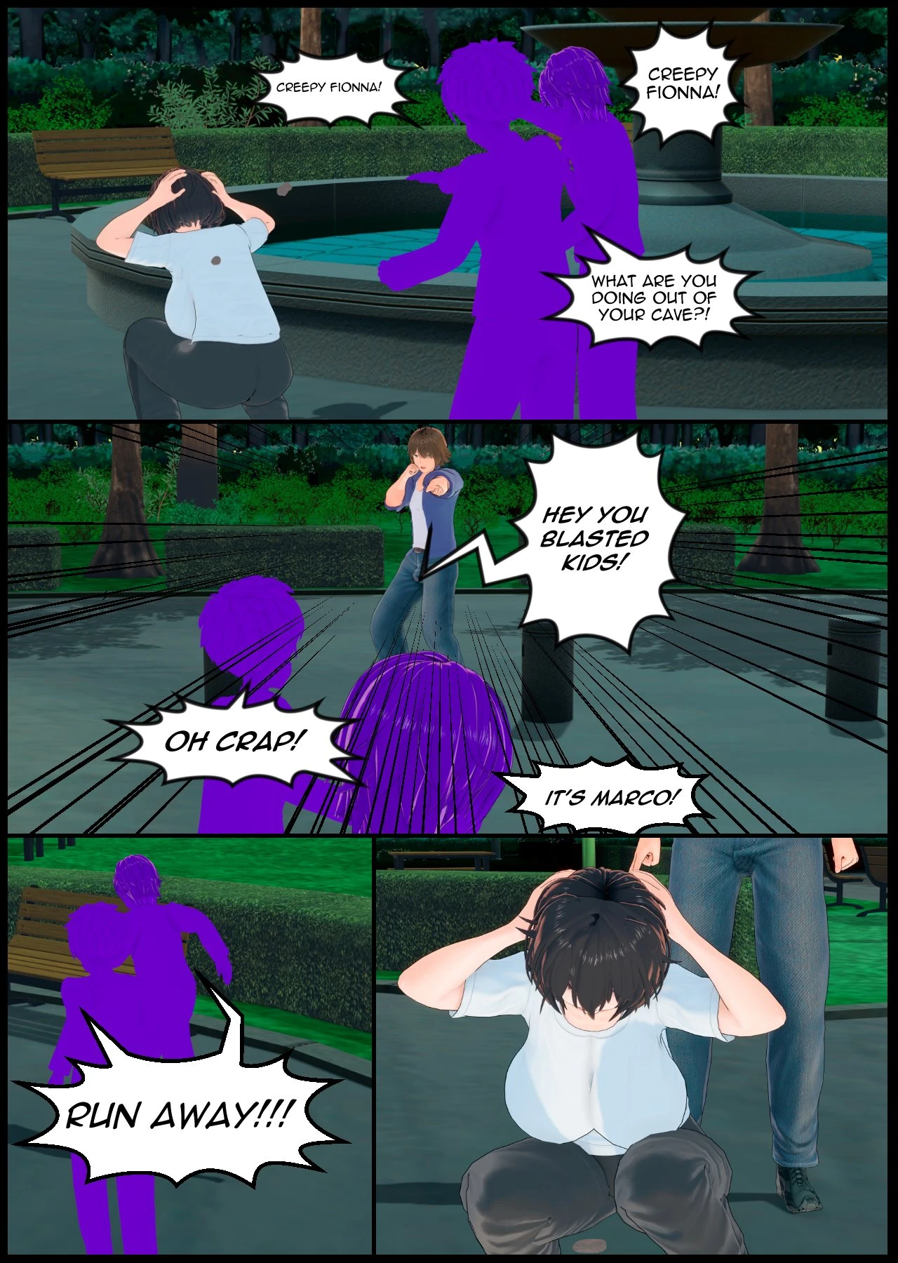 Creepy Fionna porn comic picture 3