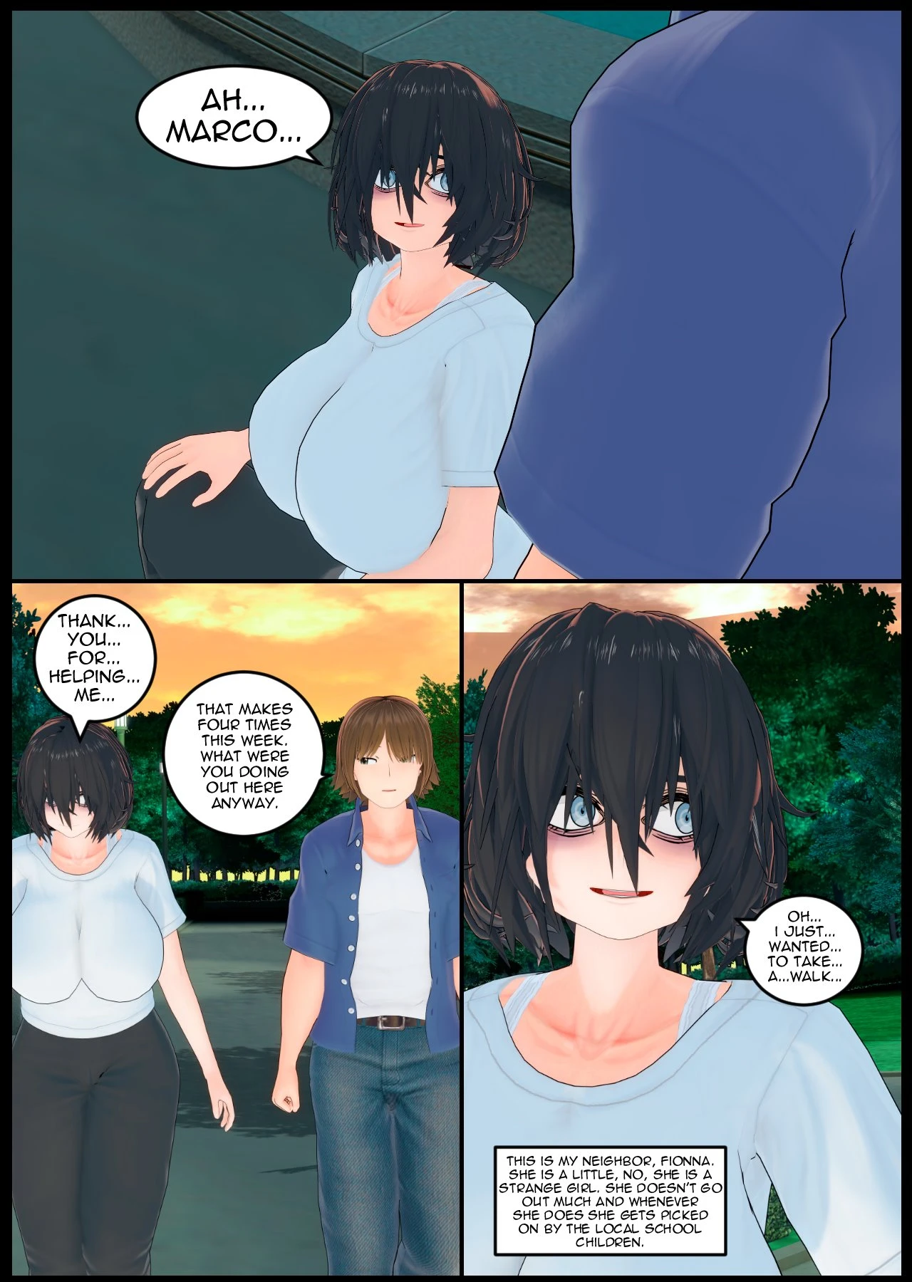 Creepy Fionna porn comic picture 4