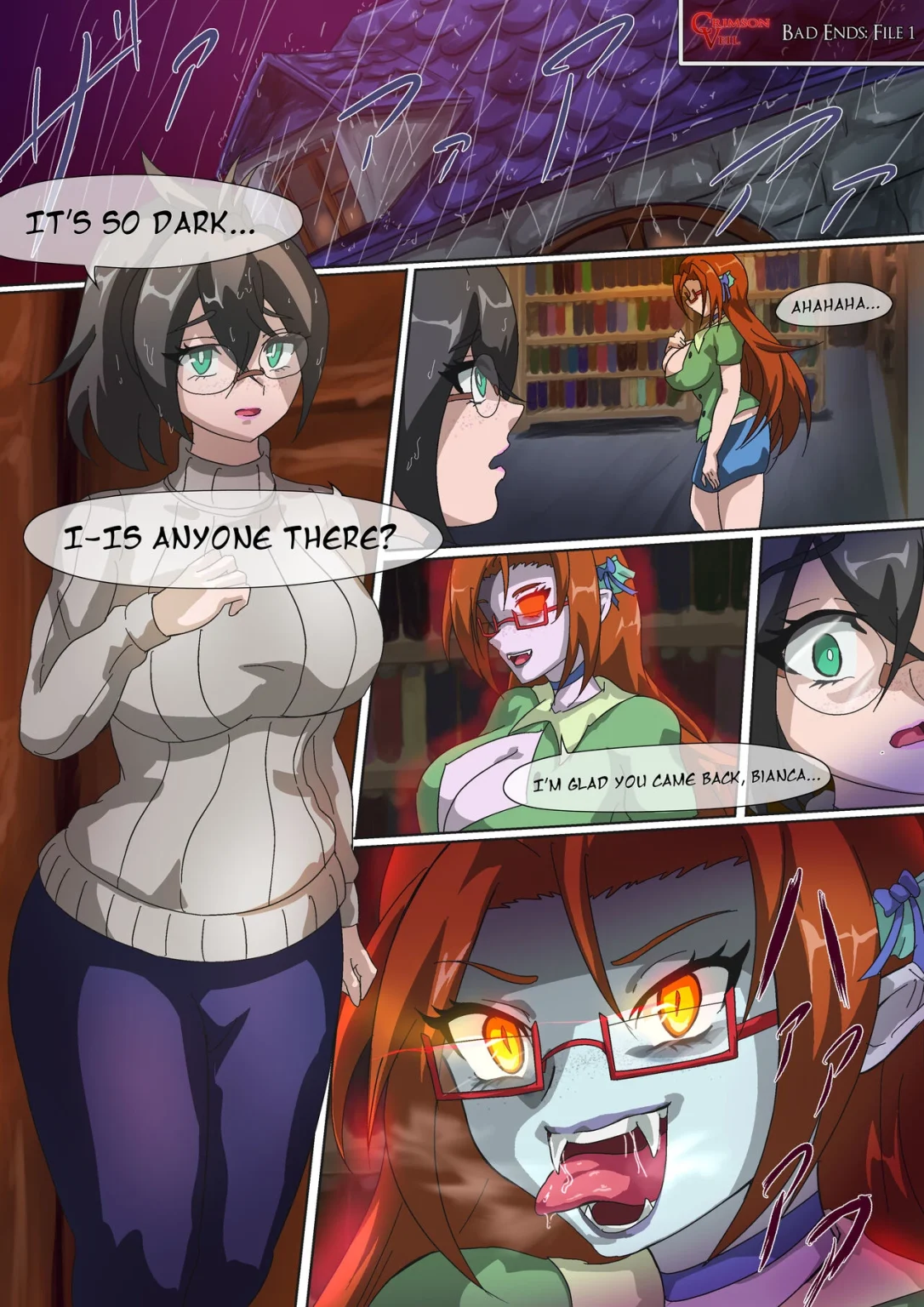 Crimson Veil Bad Ends: File 1 porn comic picture 1