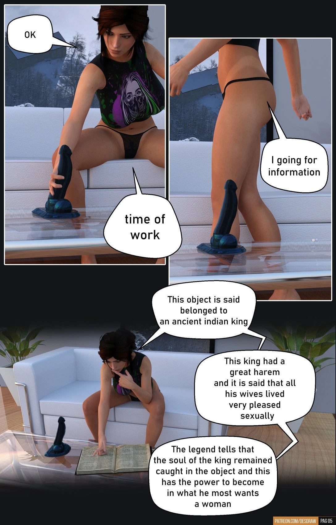 Croft Adventures – The Maharaja porn comic picture 6