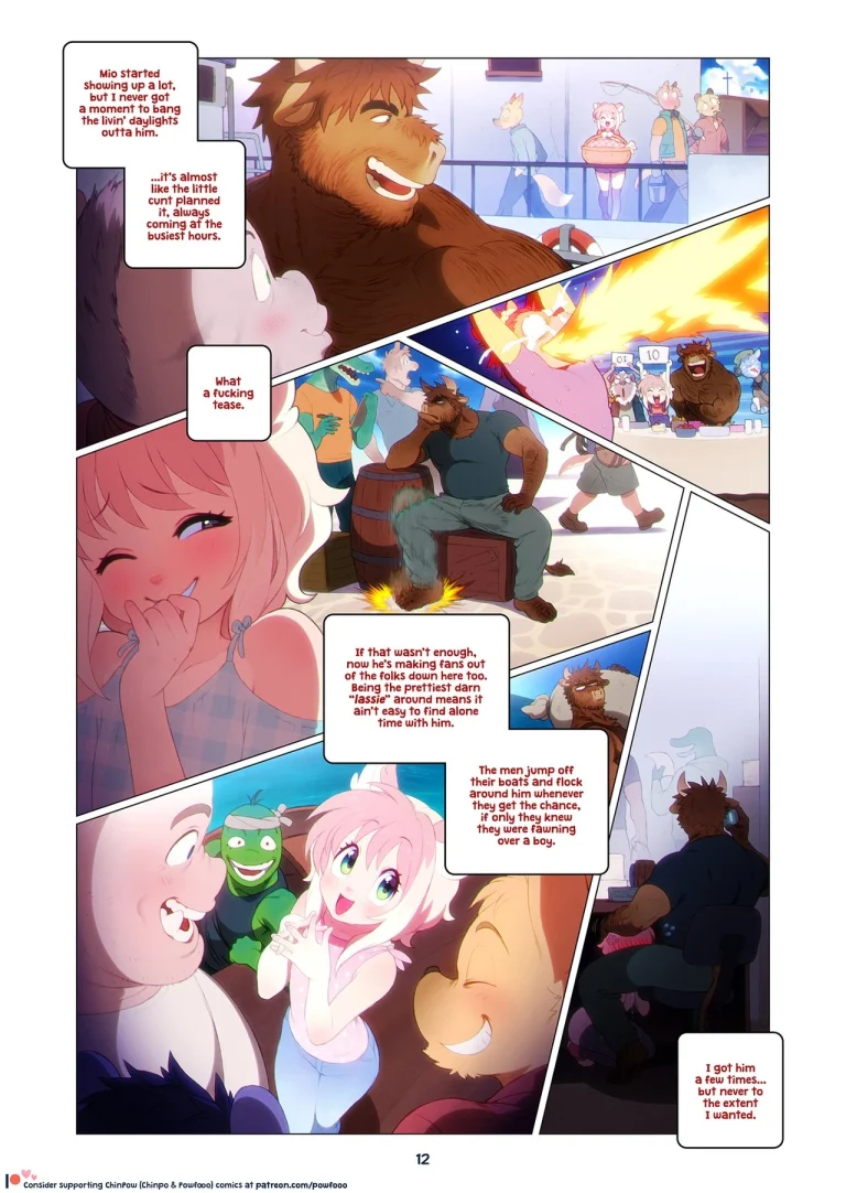Cross Busted 2. Boss & Mio porn comic picture 12