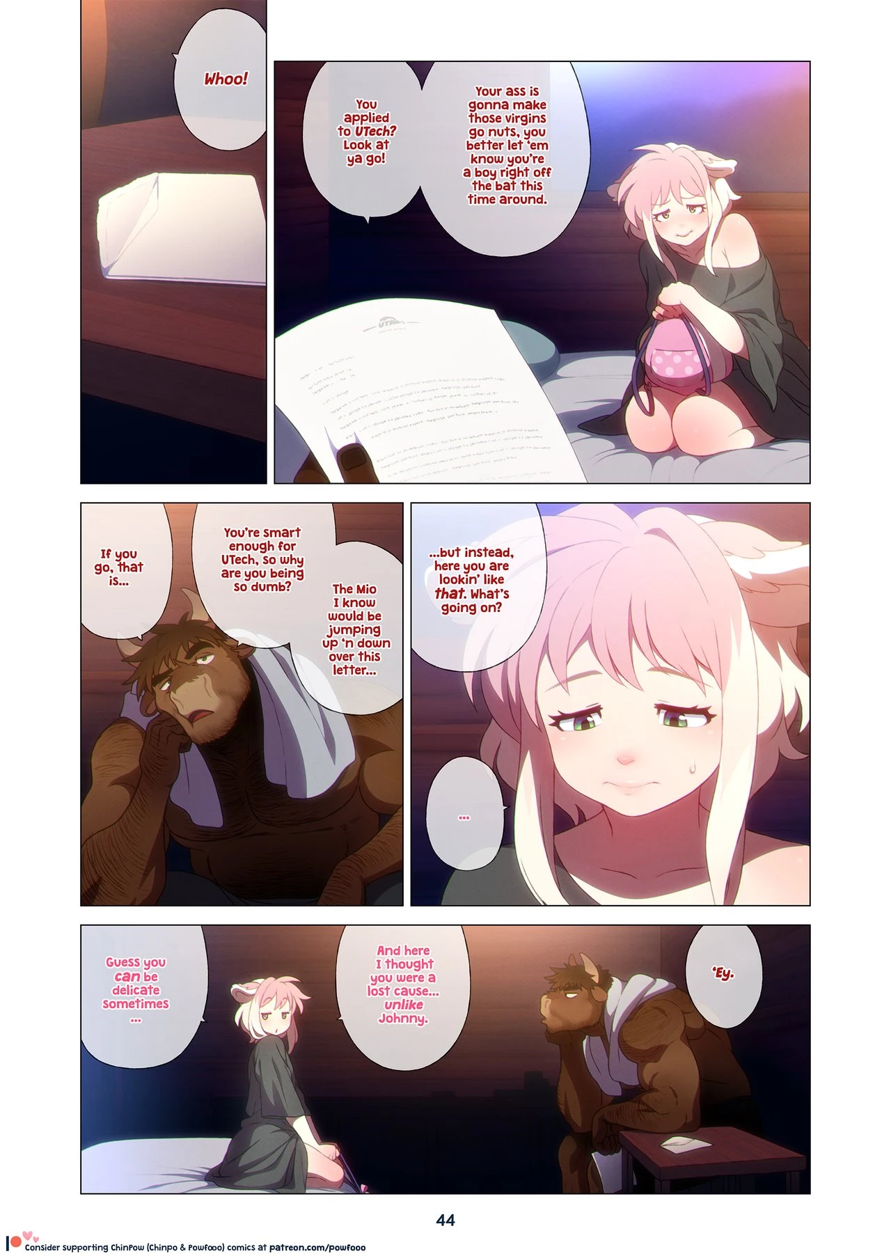 Cross Busted 2. Boss & Mio porn comic picture 44