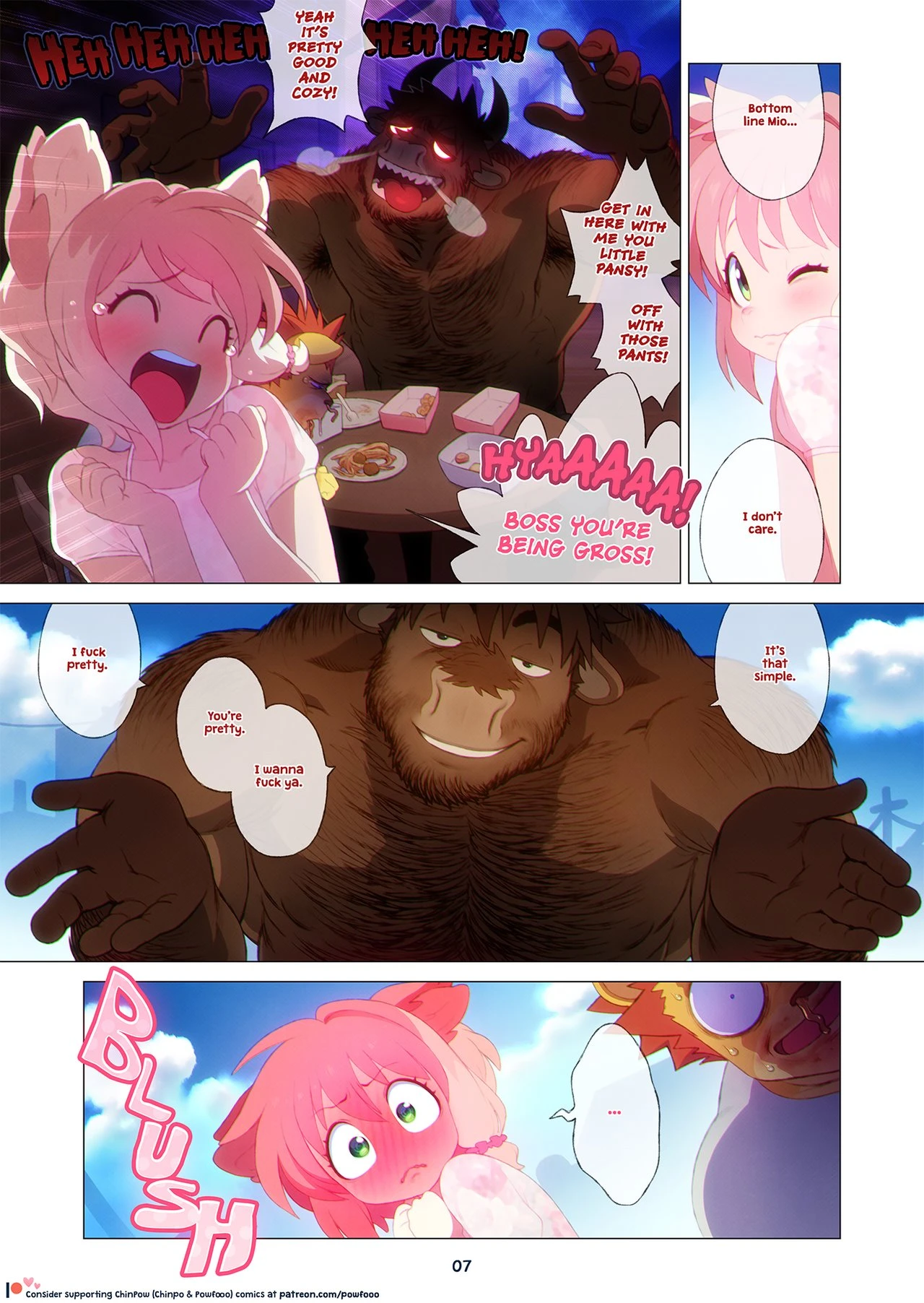 Cross Busted 2. Boss & Mio porn comic picture 7