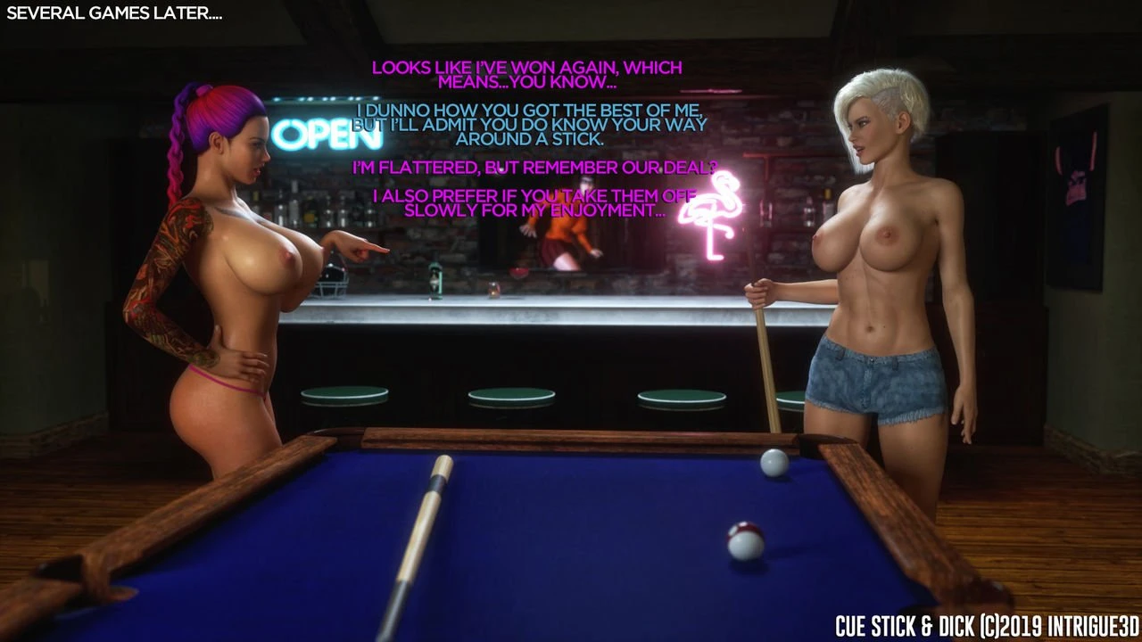 Cue Stick & Dick porn comic picture 2
