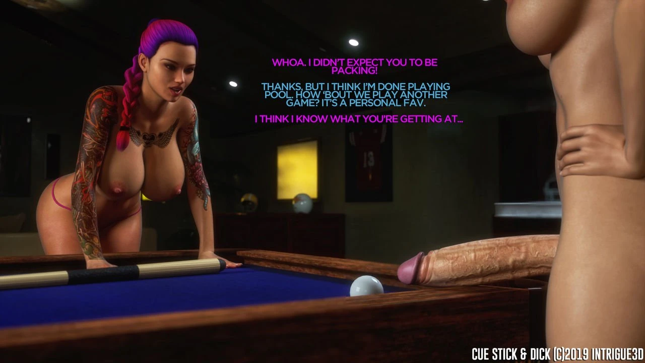 Cue Stick & Dick porn comic picture 4