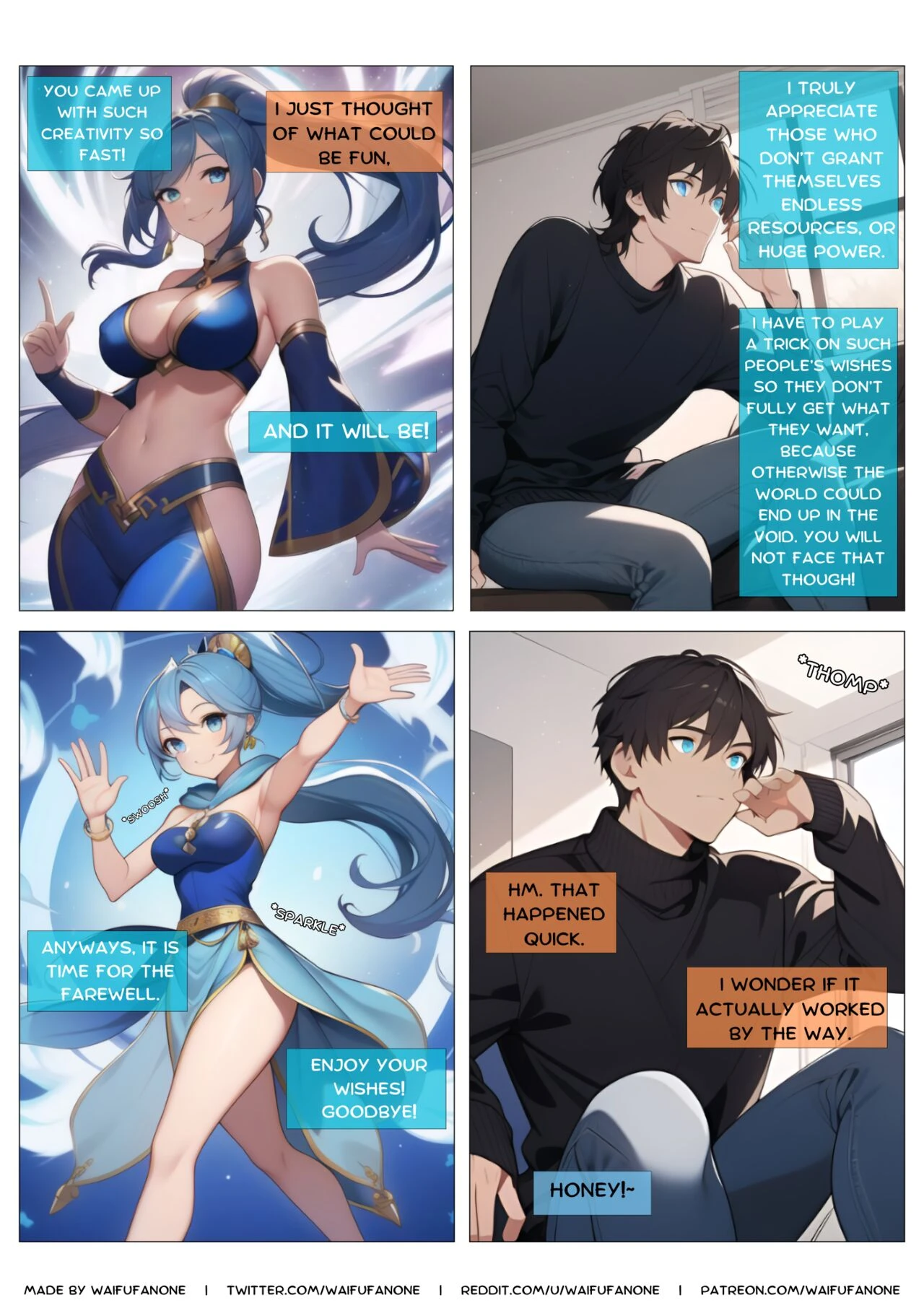 Cum Up With a Wish Part 1 porn comic picture 10