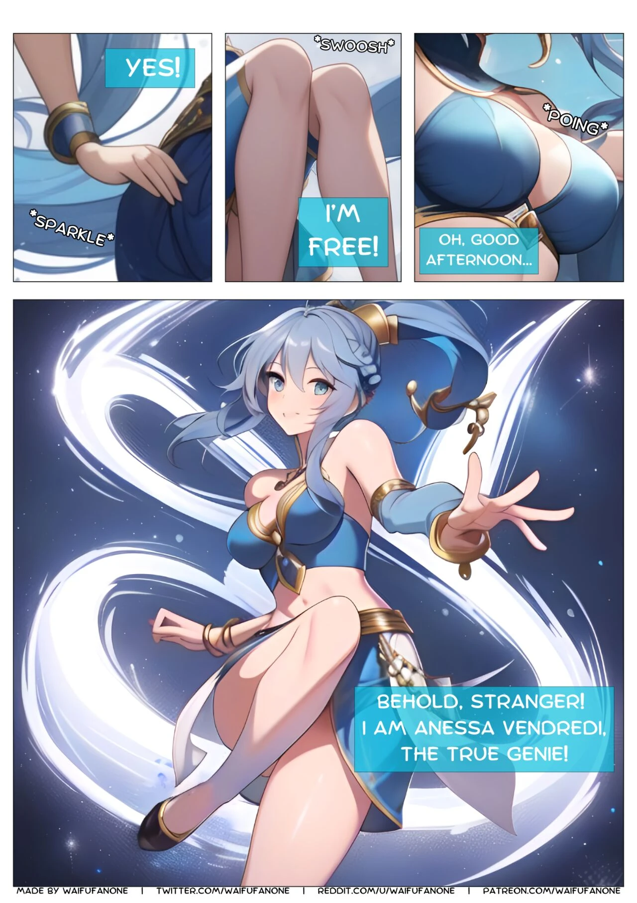 Cum Up With a Wish Part 1 porn comic picture 7