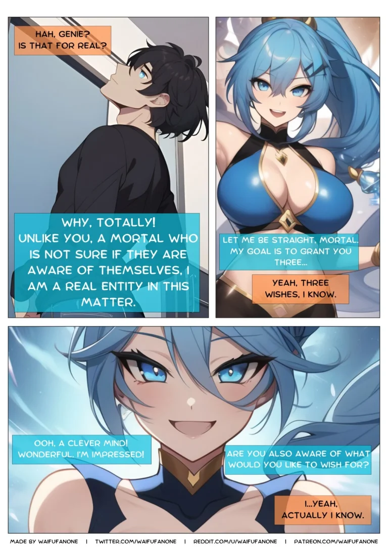 Cum Up With a Wish Part 1 porn comic picture 8