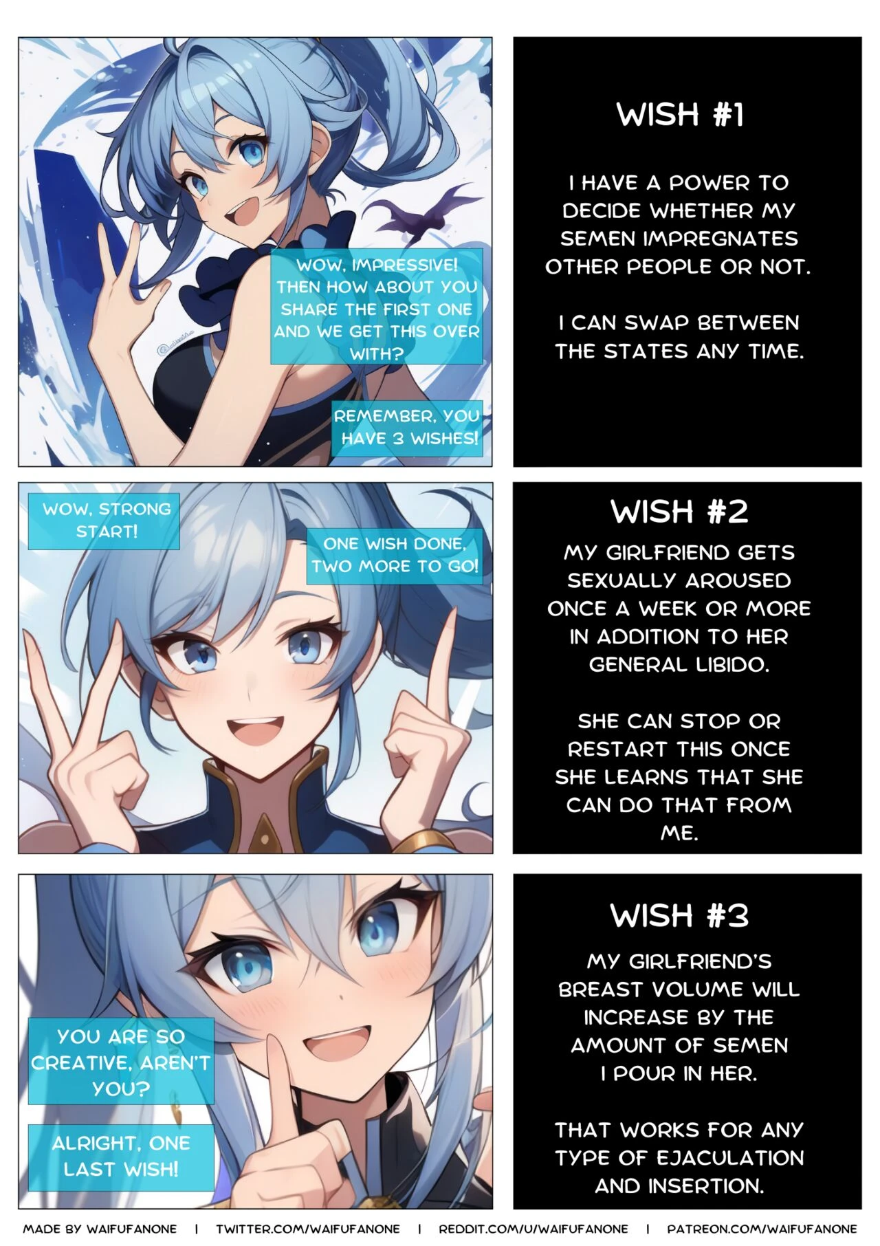 Cum Up With a Wish Part 1 porn comic picture 9