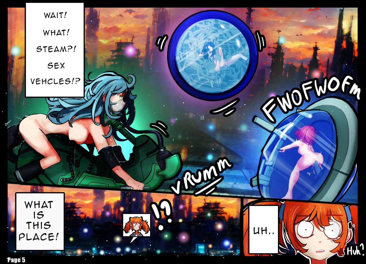 Cunt Punk Anomaly Prison Tragedy Of The Time Traveler Ayumi Chan porn comic picture 7