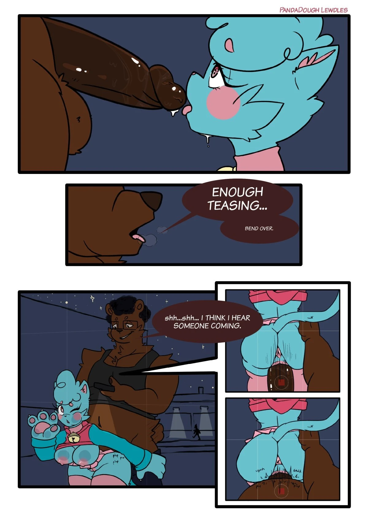 Cupcake's Night Out porn comic picture 2