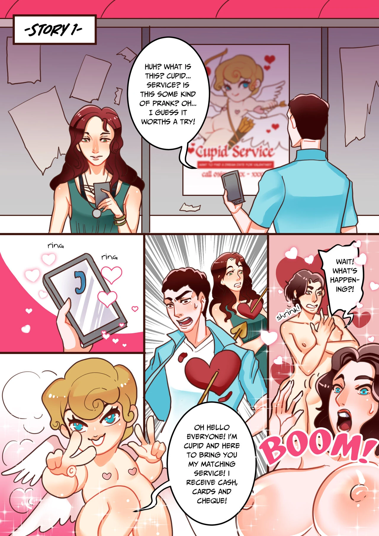 Cupid Service porn comic picture 2