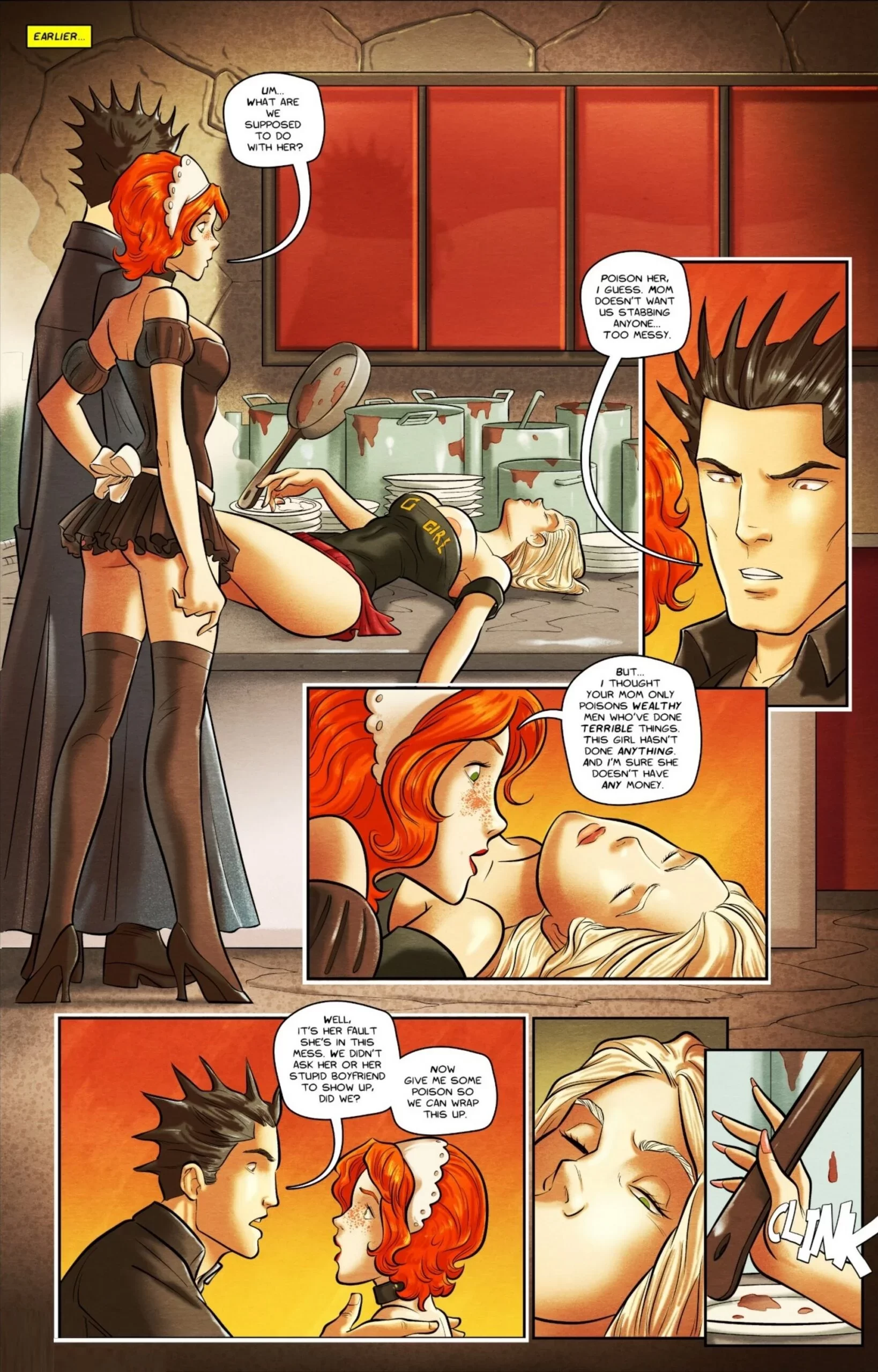 Curse Of The Black Mantis 2 porn comic picture 8