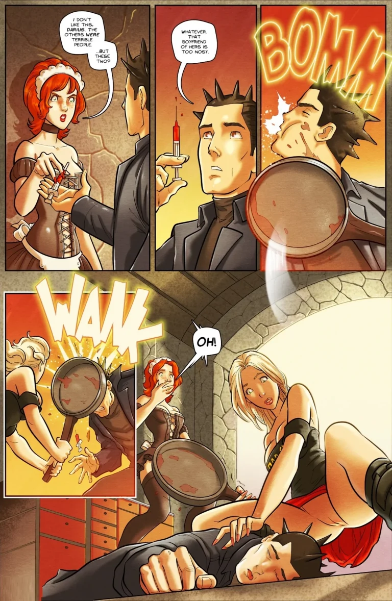 Curse Of The Black Mantis 2 porn comic picture 9