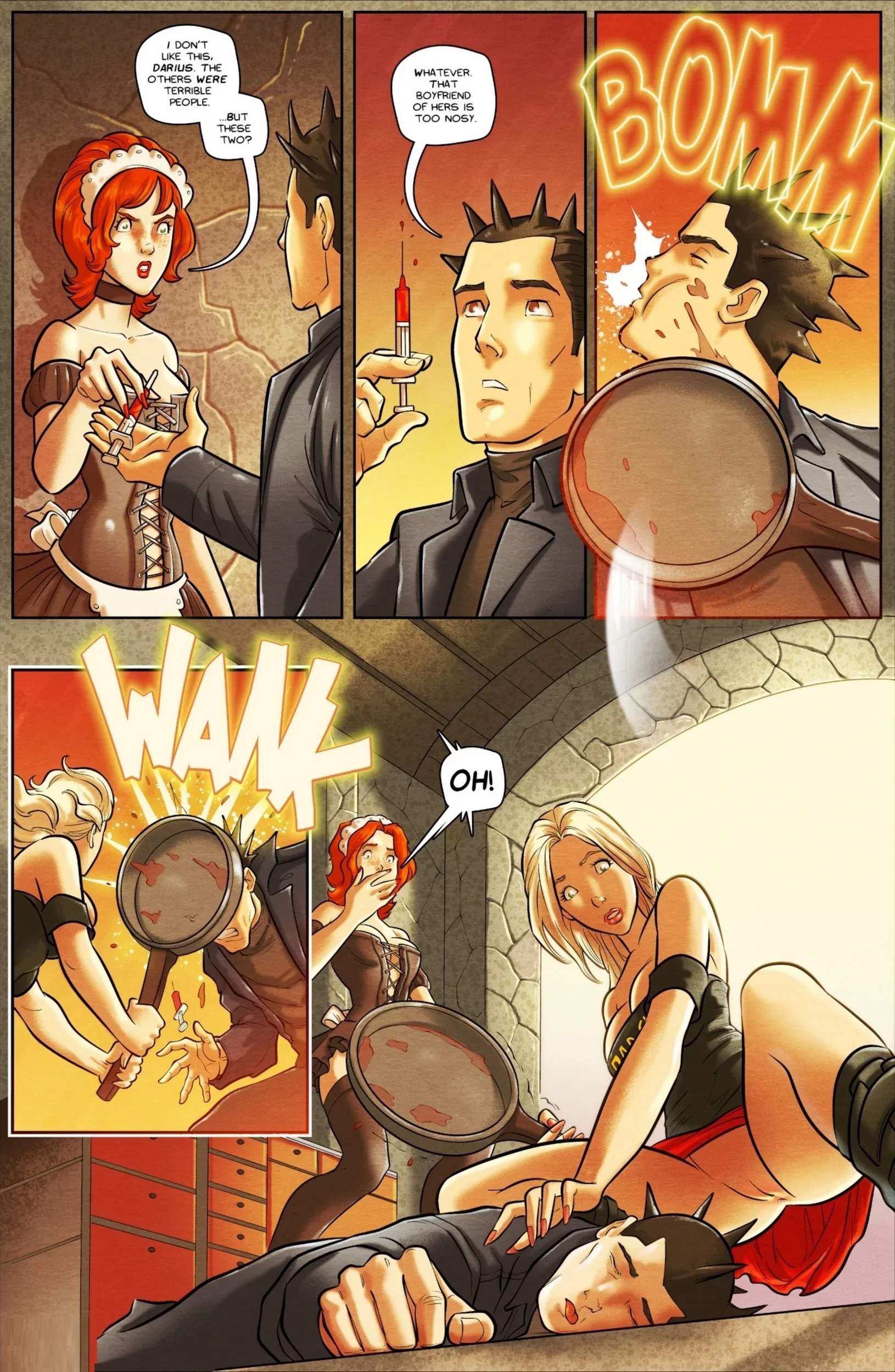 Curse Of The Black Mantis 2 porn comic picture 9