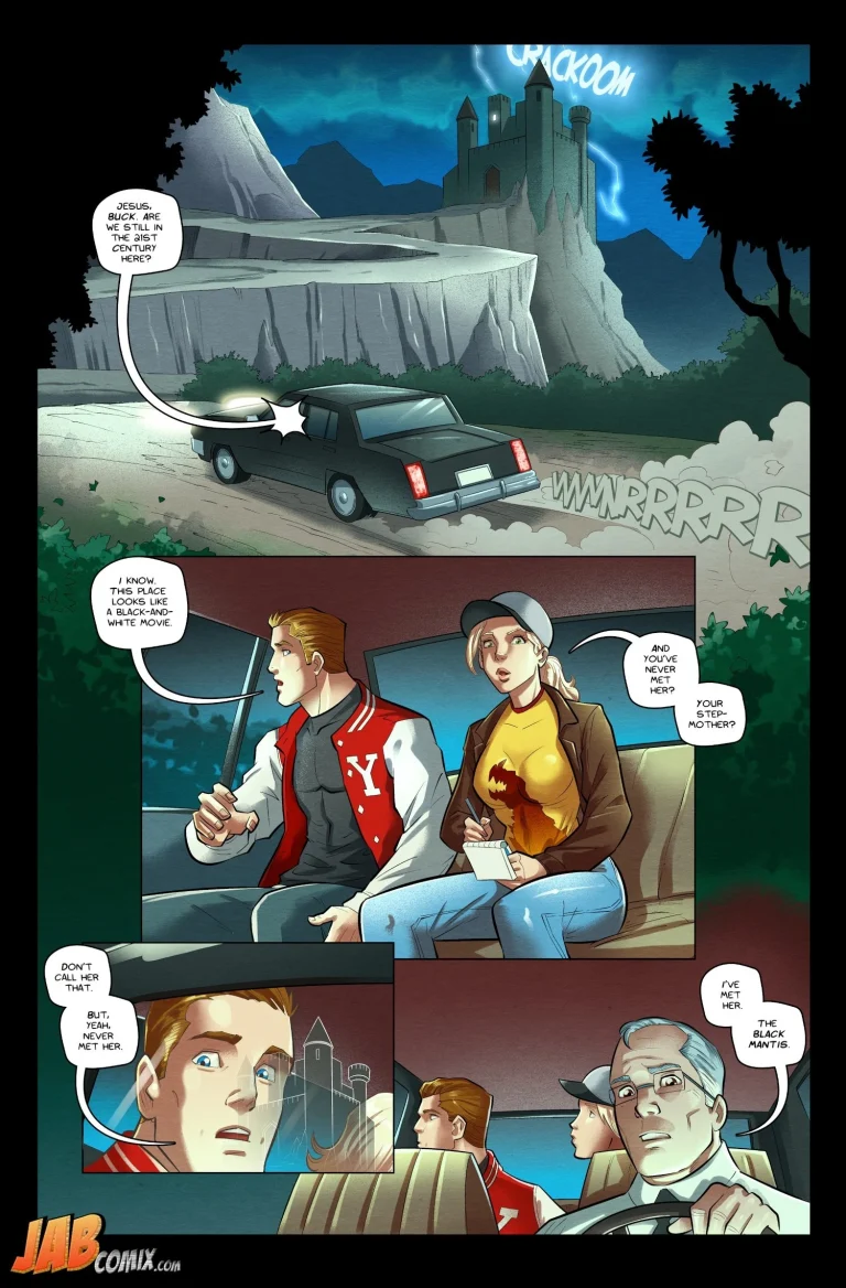 Curse of The Black Mantis porn comic picture 2