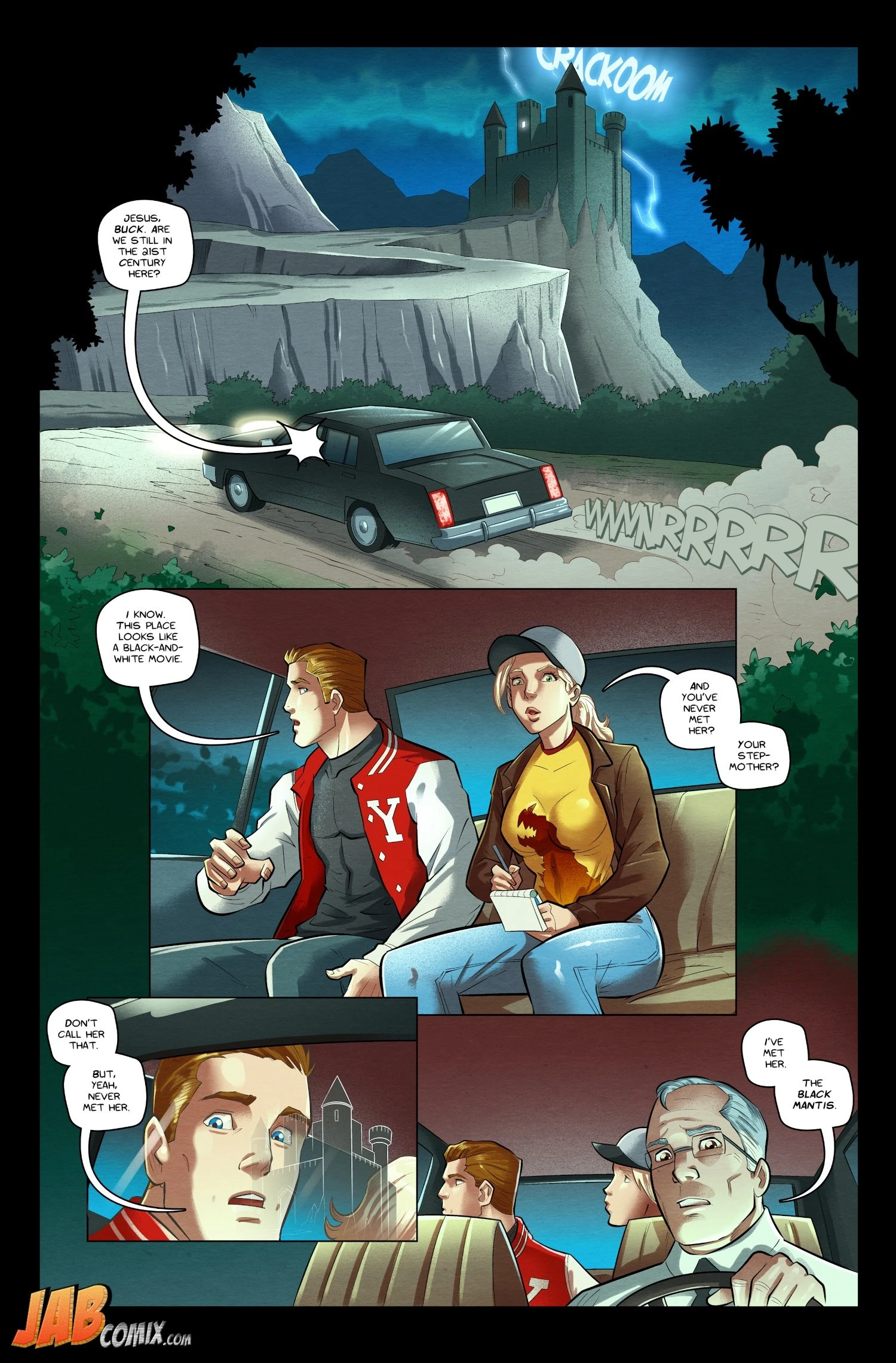 Curse of The Black Mantis porn comic picture 2