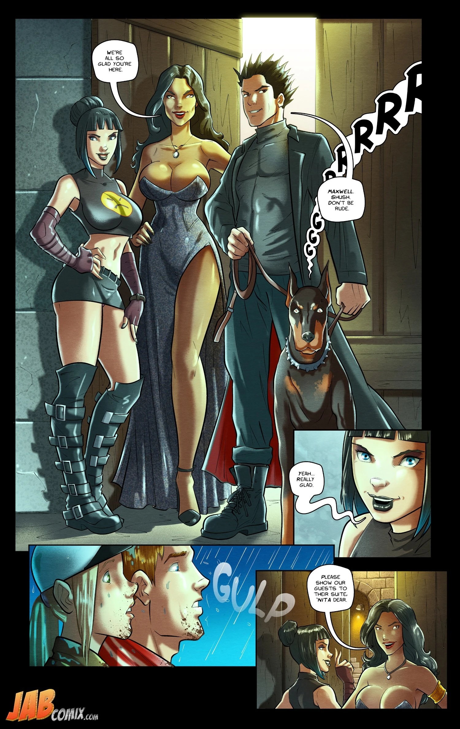 Curse of The Black Mantis porn comic picture 5