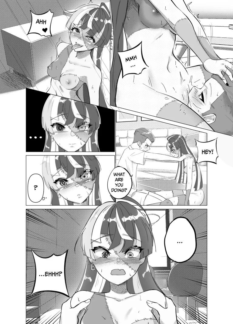 Cute Zombie Ollie porn comic picture 10