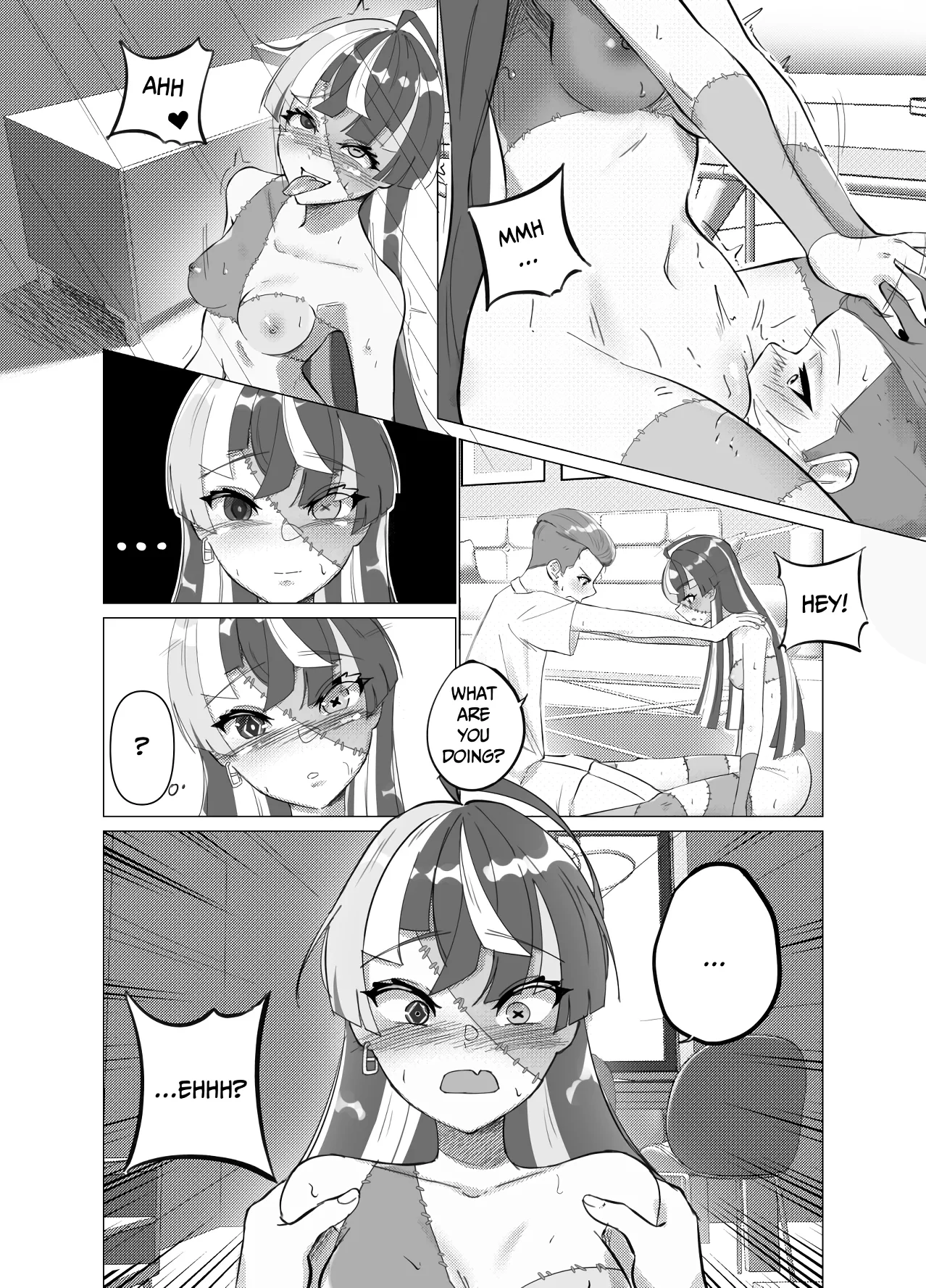 Cute Zombie Ollie porn comic picture 10