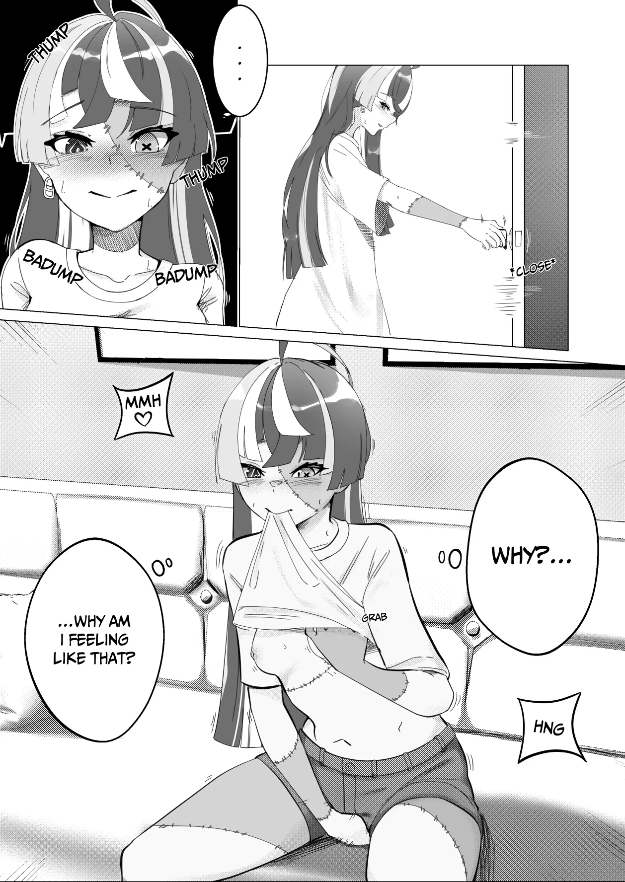 Cute Zombie Ollie porn comic picture 6