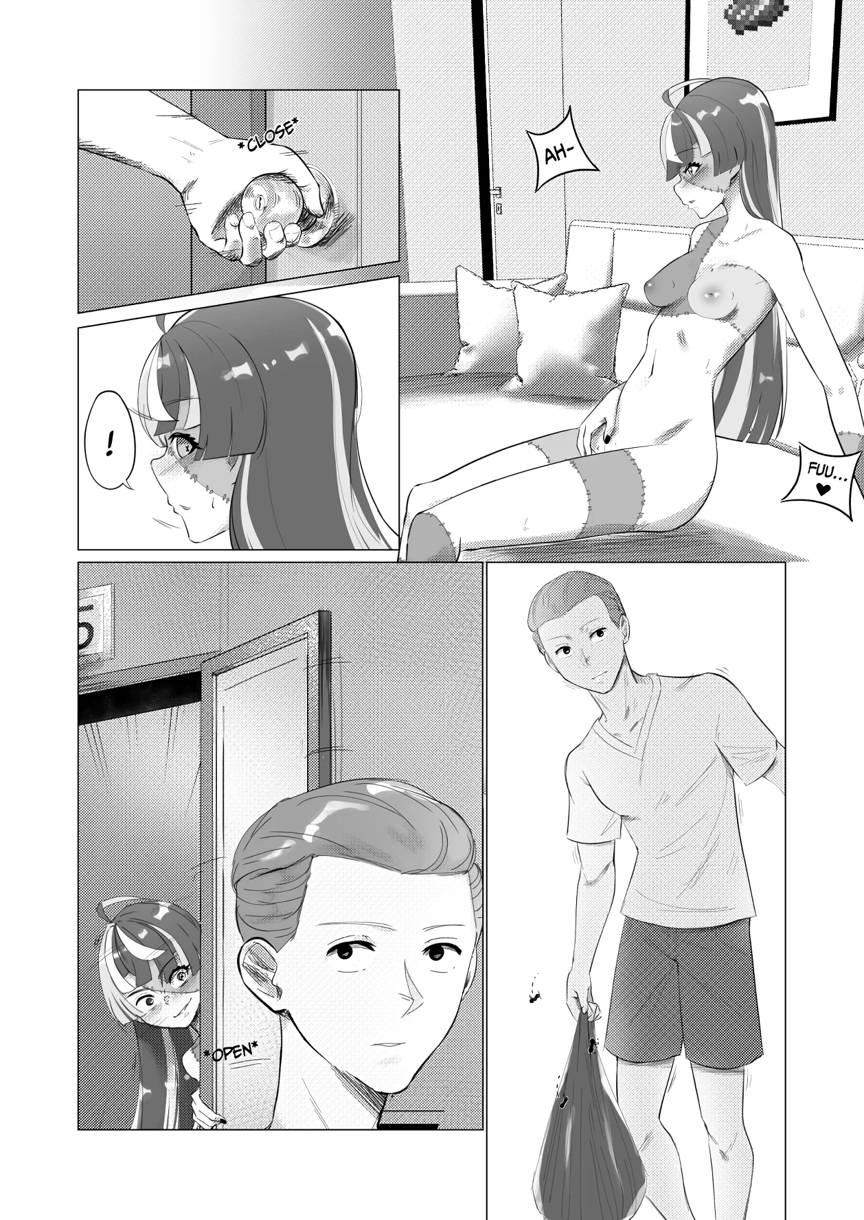 Cute Zombie Ollie porn comic picture 8