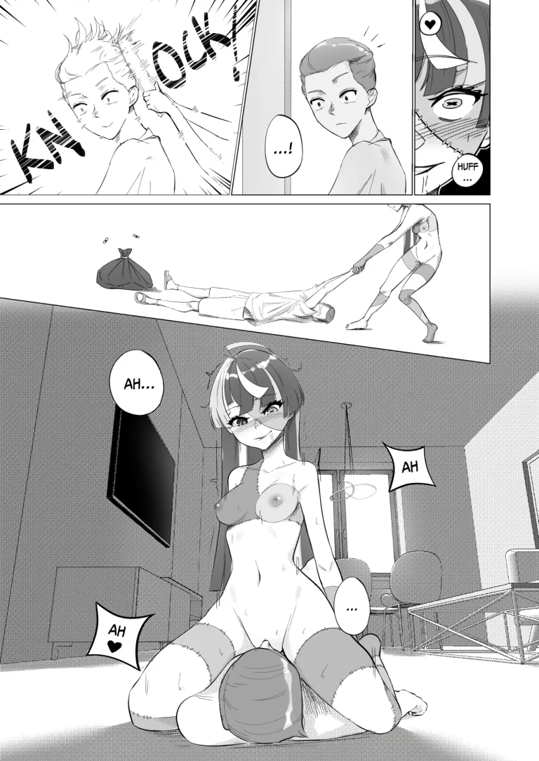 Cute Zombie Ollie porn comic picture 9