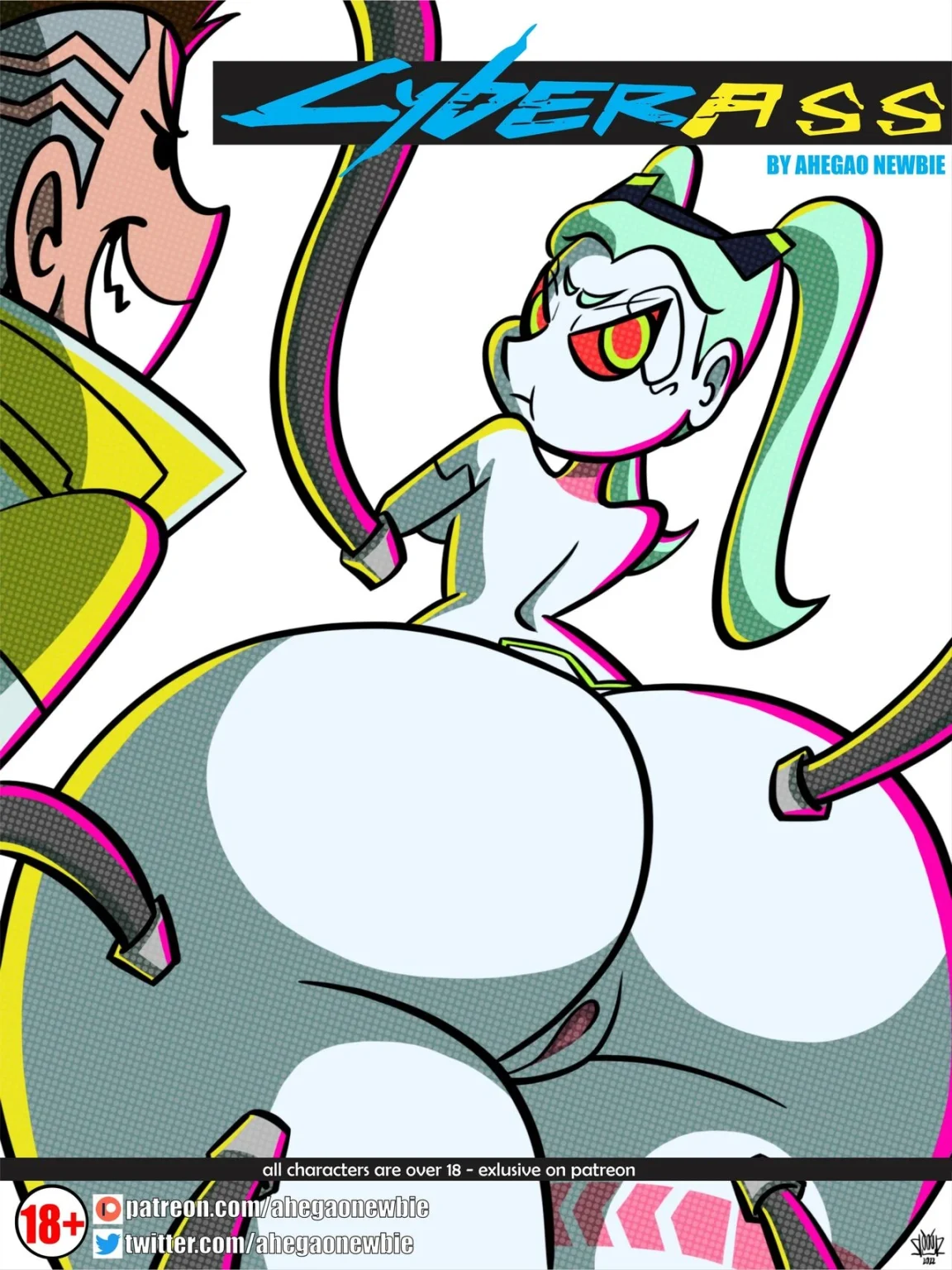 CyberAss porn comic picture 1