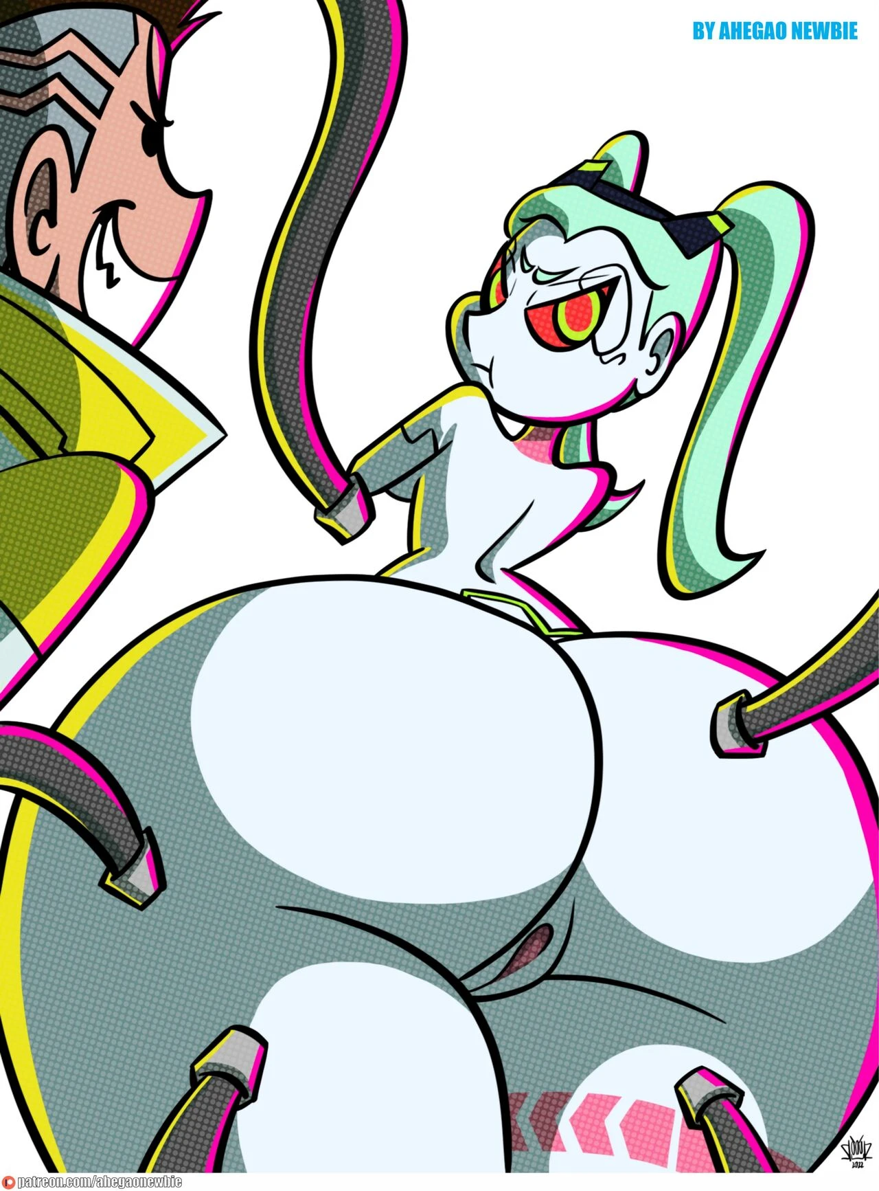 CyberAss porn comic picture 11