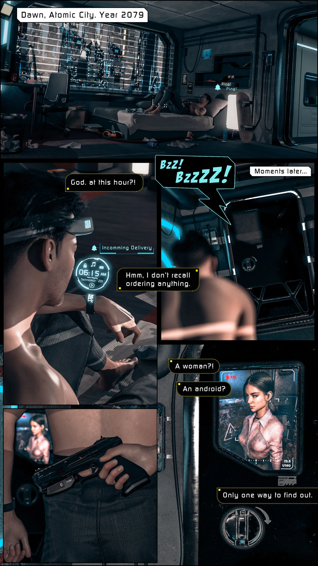 CyberDolls porn comic picture 5