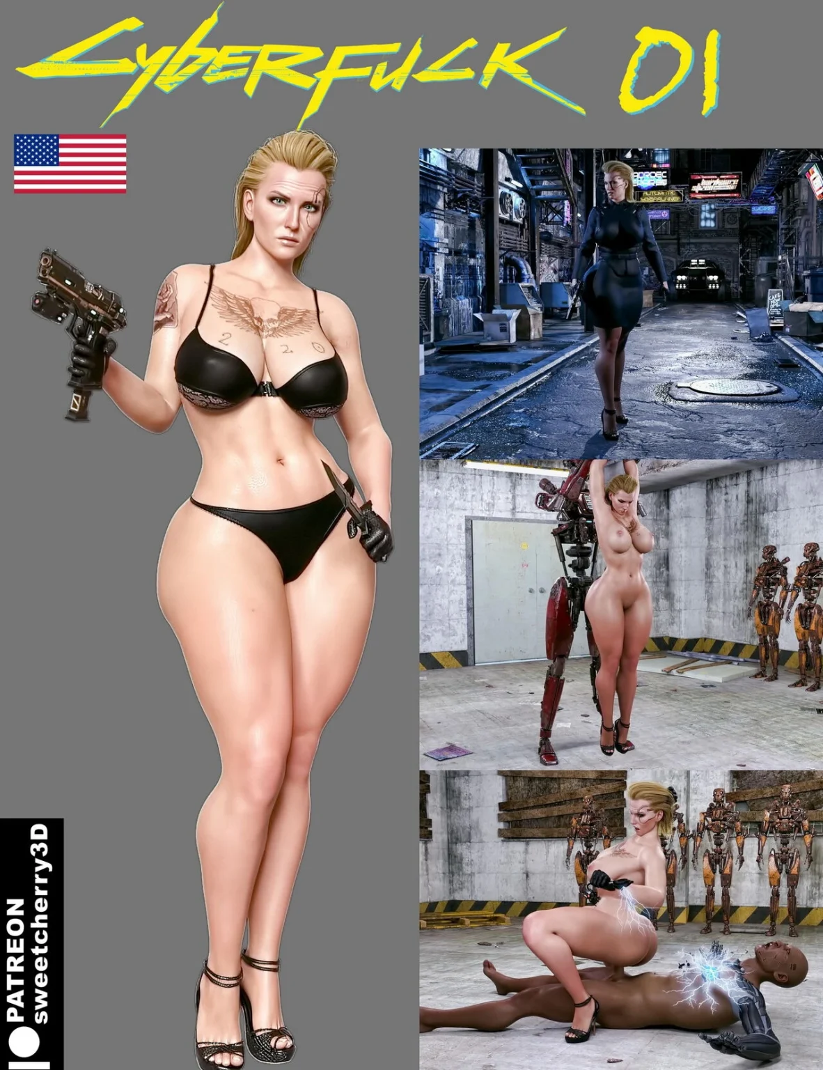 CyberFuck porn comic picture 1