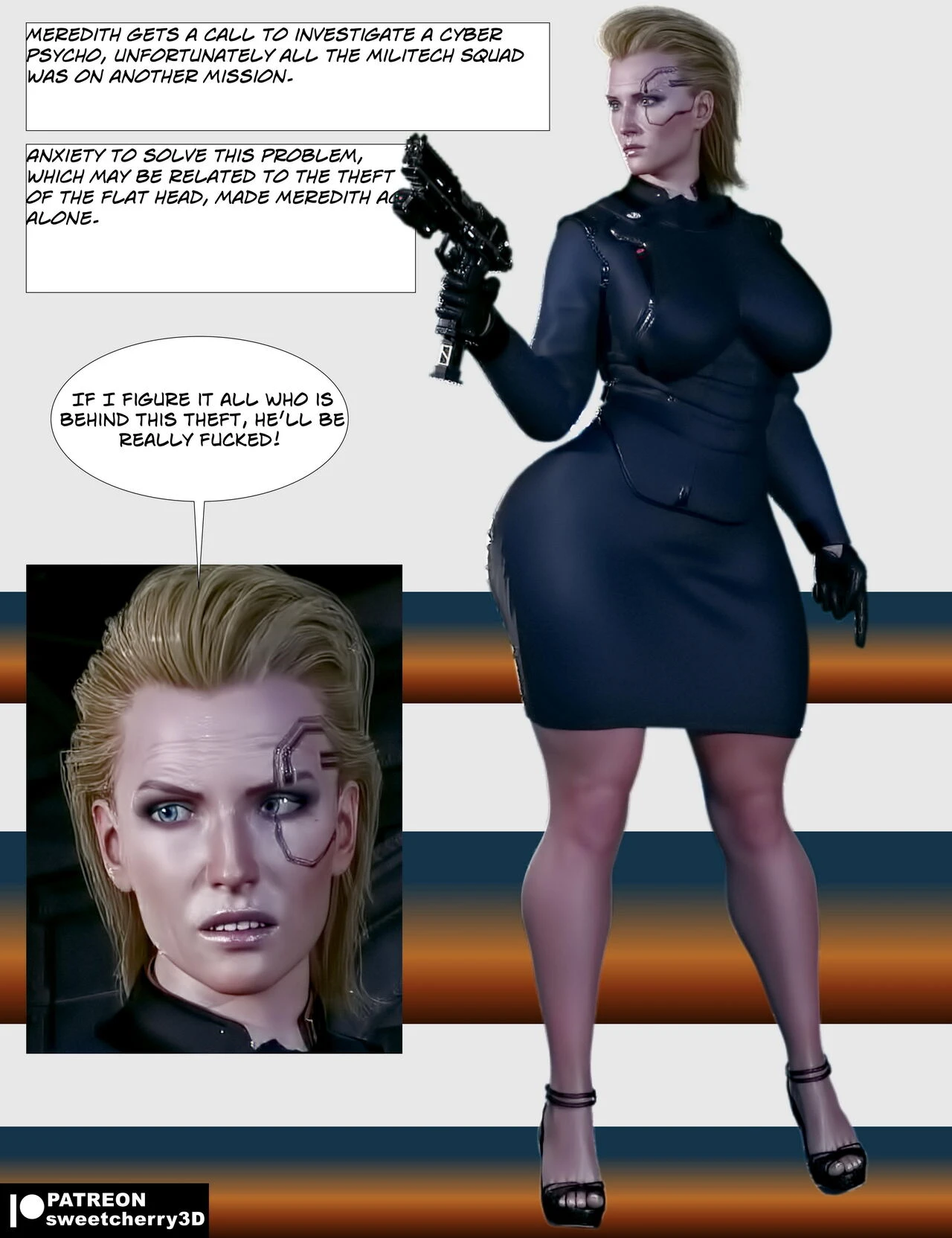 CyberFuck porn comic picture 2