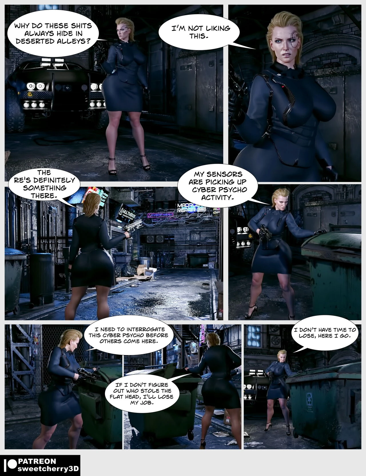 CyberFuck porn comic picture 3