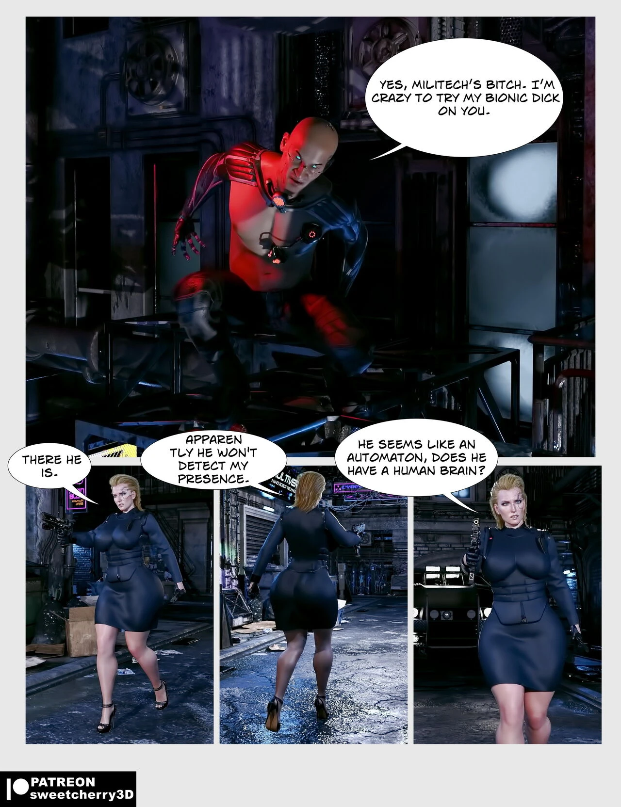 CyberFuck porn comic picture 4