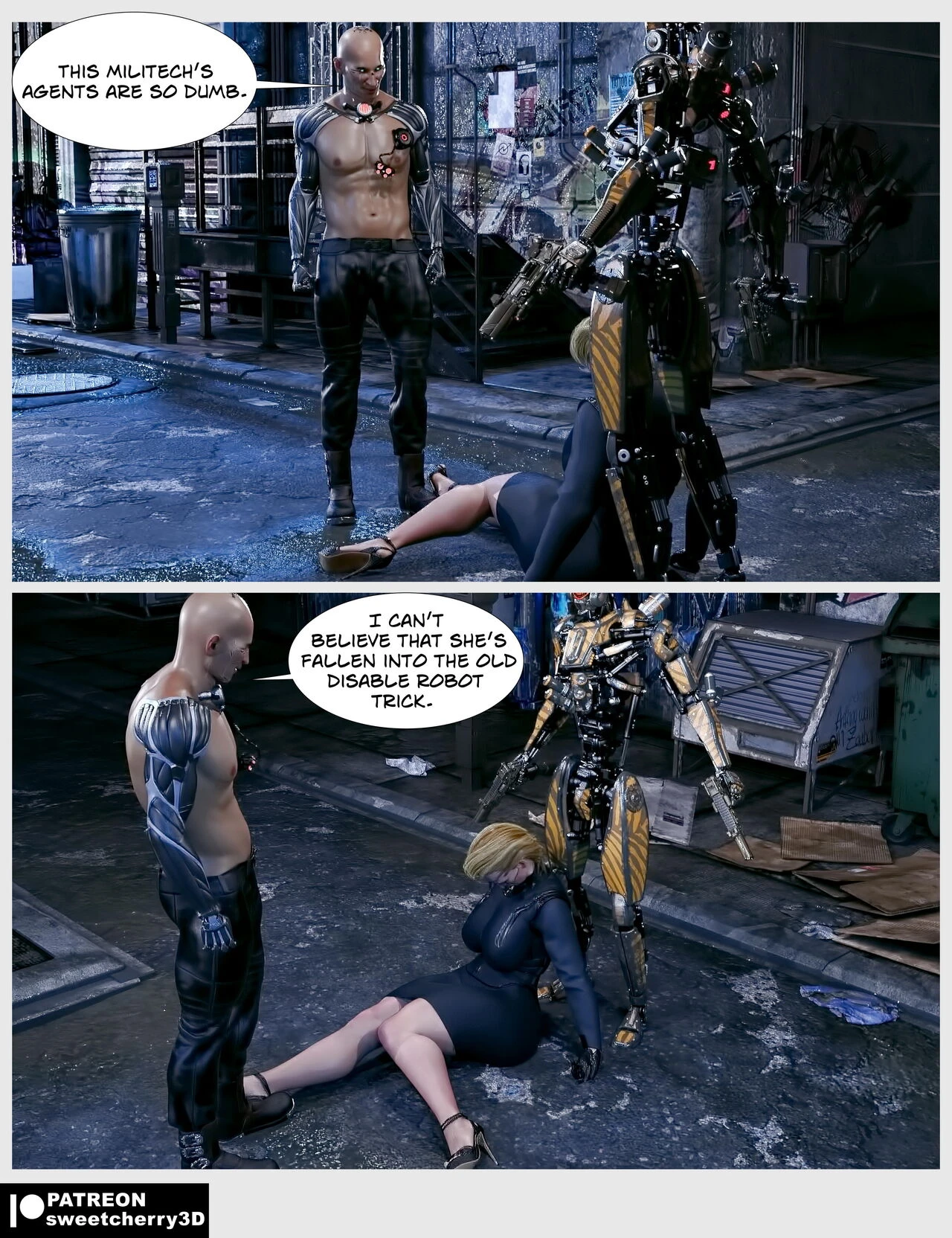 CyberFuck porn comic picture 7