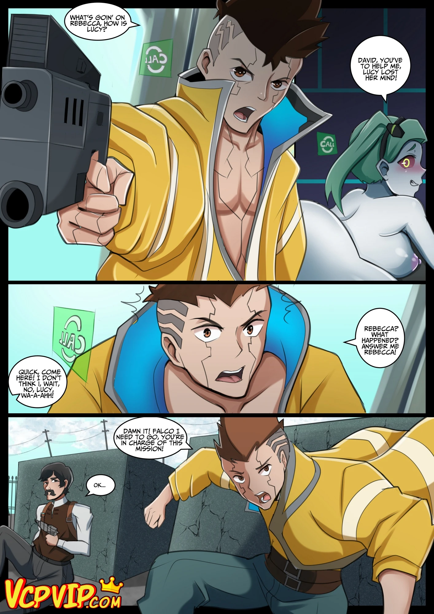 Cyberpunk porn comic picture 6