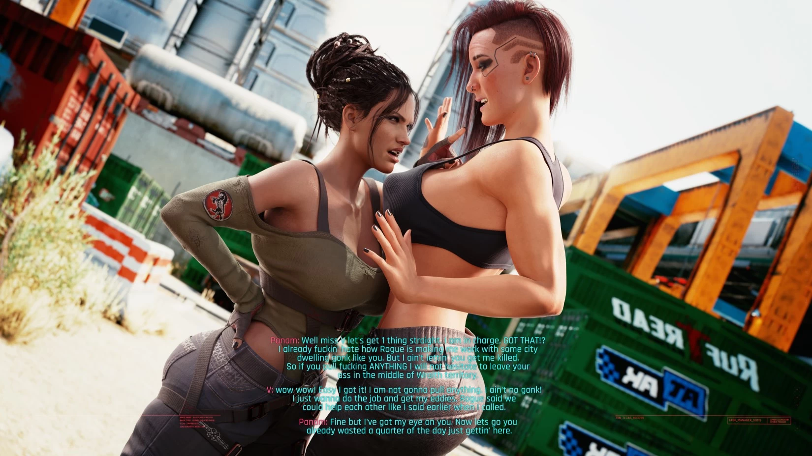 Cyberpunk V's Advtuters porn comic picture 5