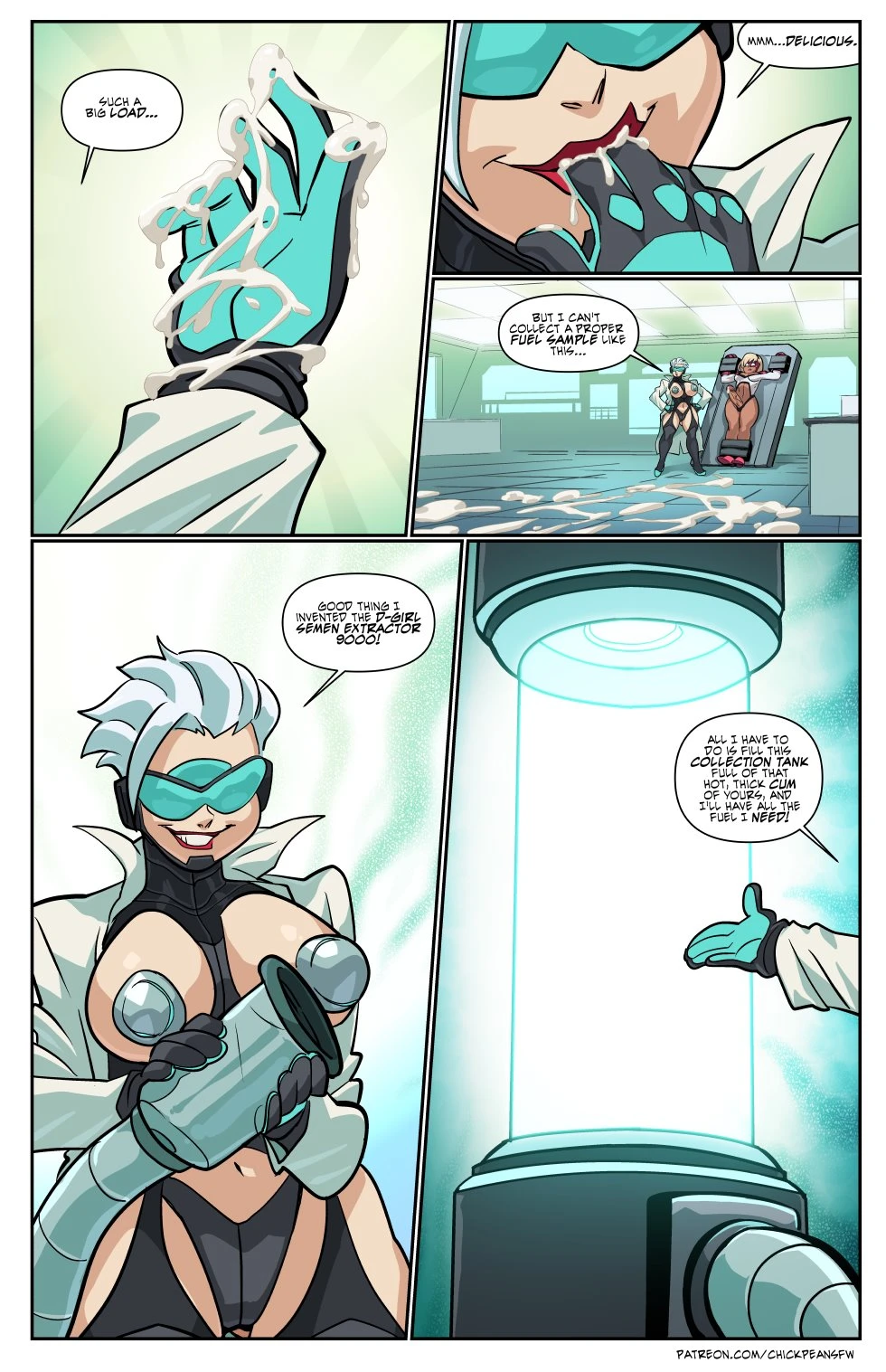 D-Girl porn comic picture 3