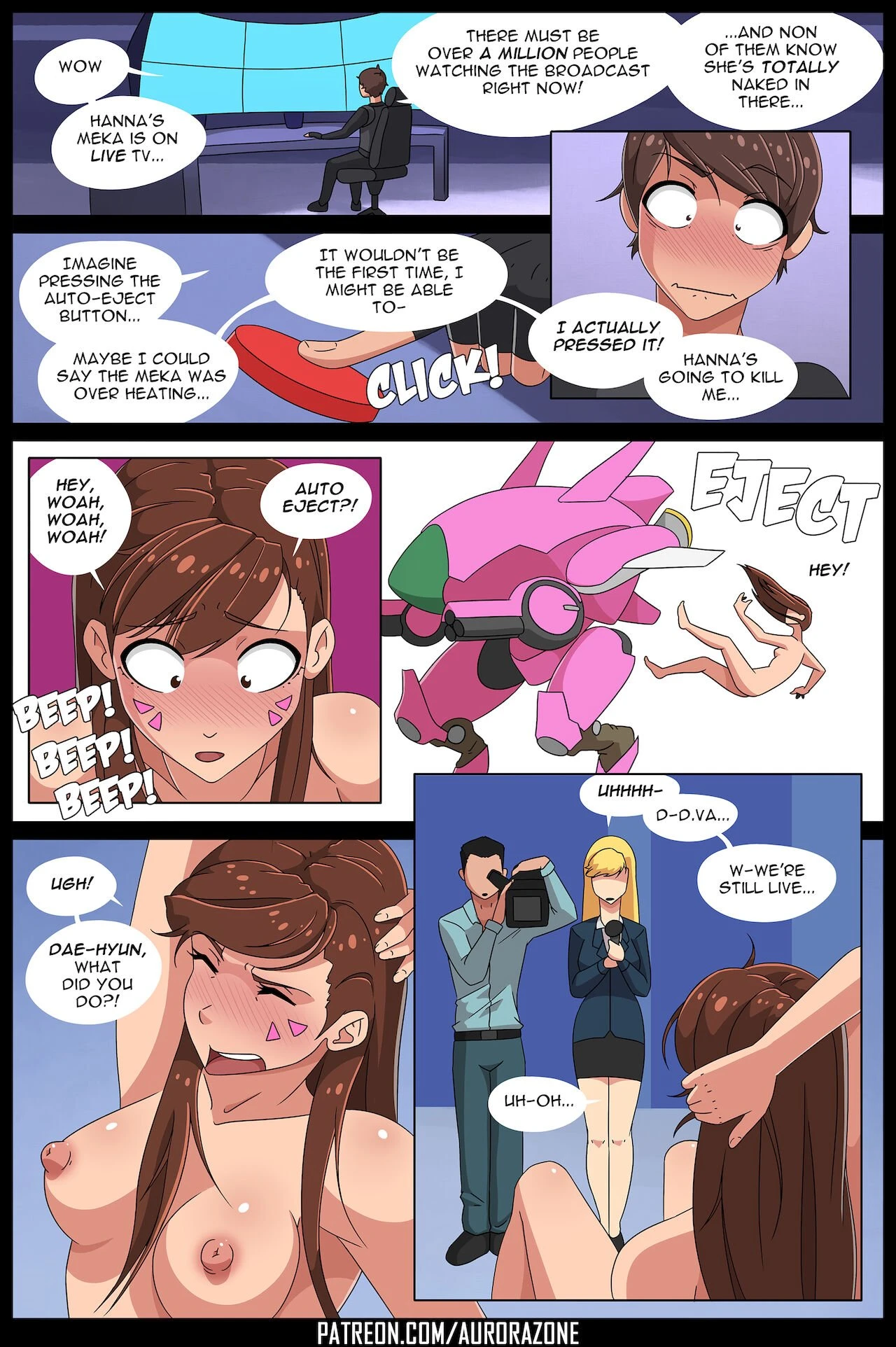D.VA's Battle porn comic picture 8