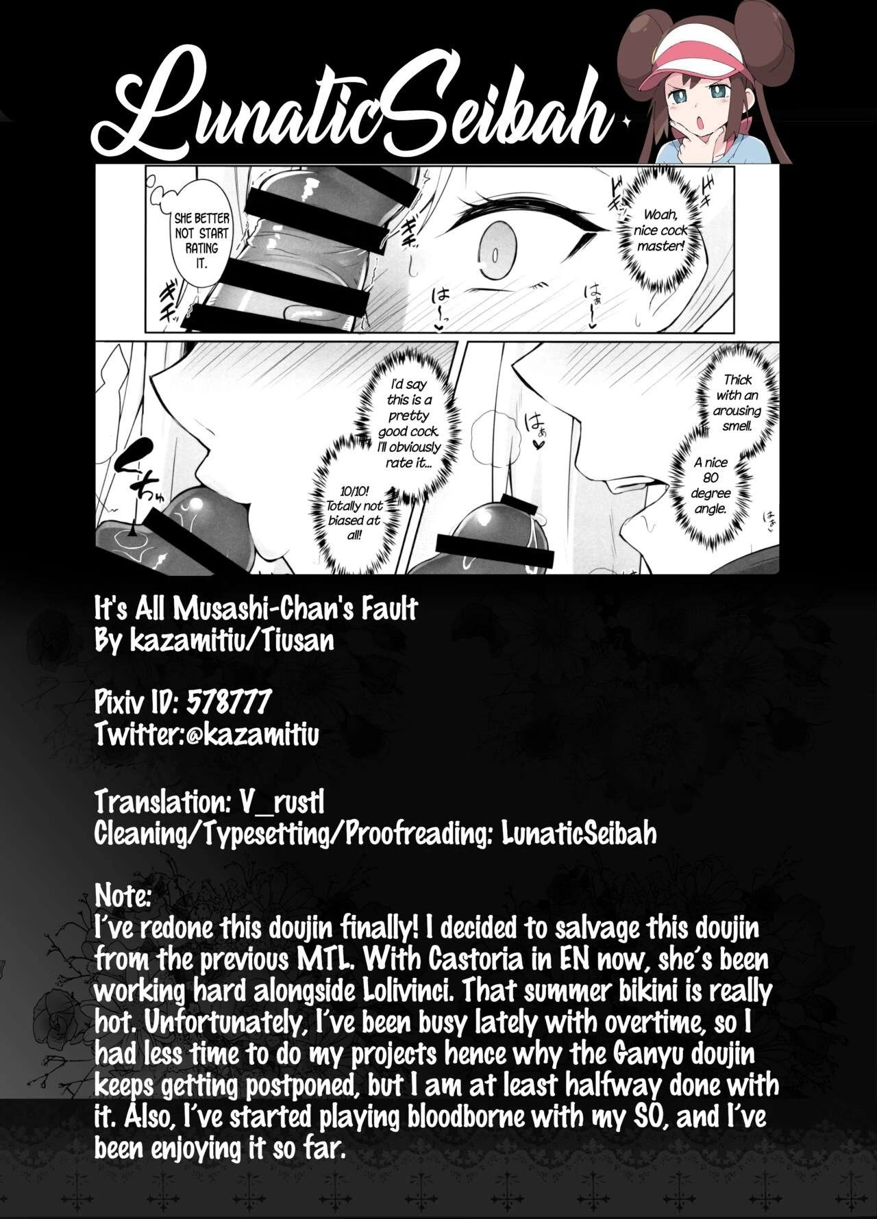 Daitai Musashi-chan no Sei | It's All Musashi-Chan's Fault porn comic picture 22