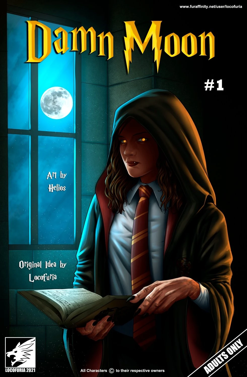 Damn Moon porn comic picture 1