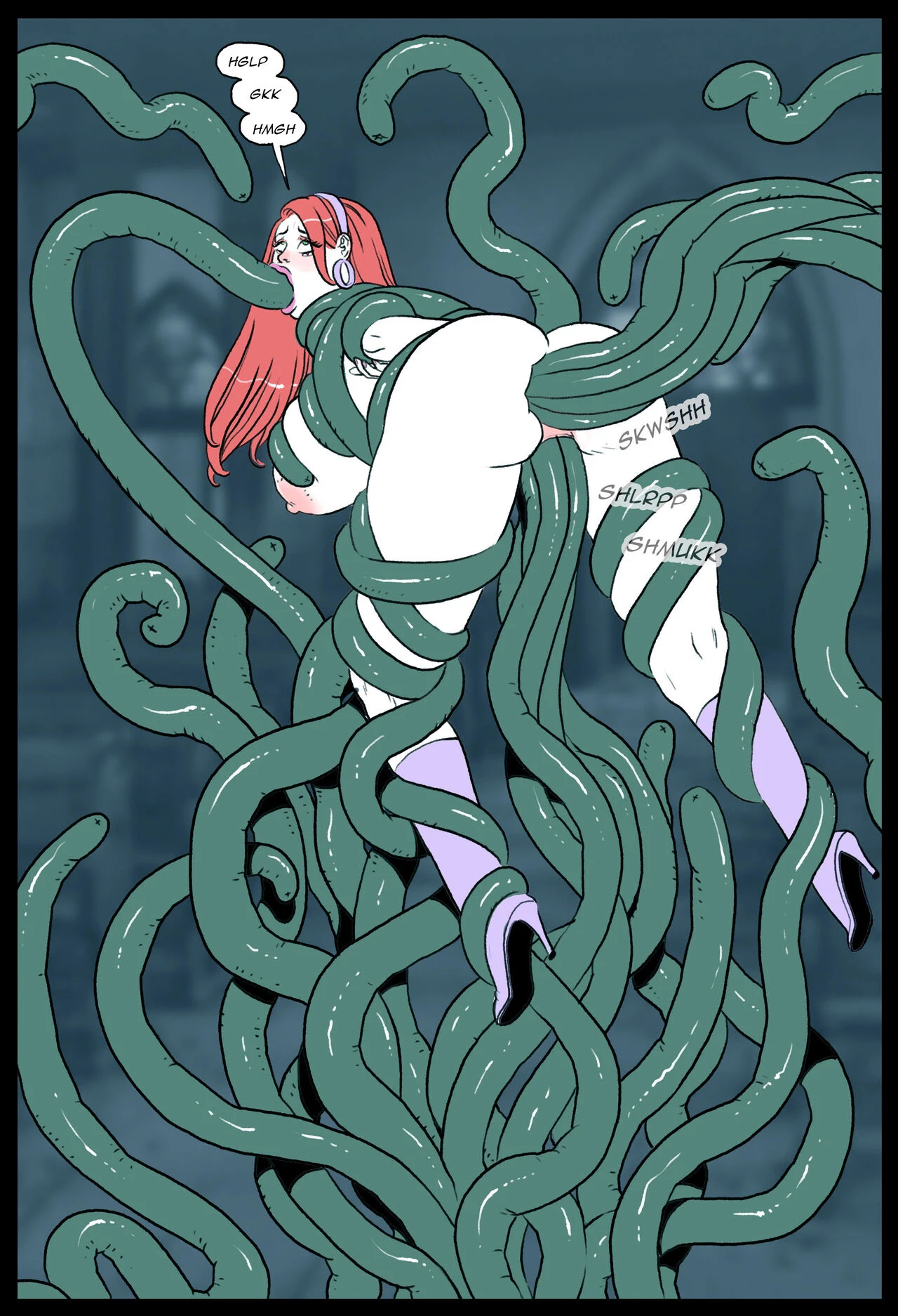 Daphne & Velma vs. Tentacles porn comic picture 21