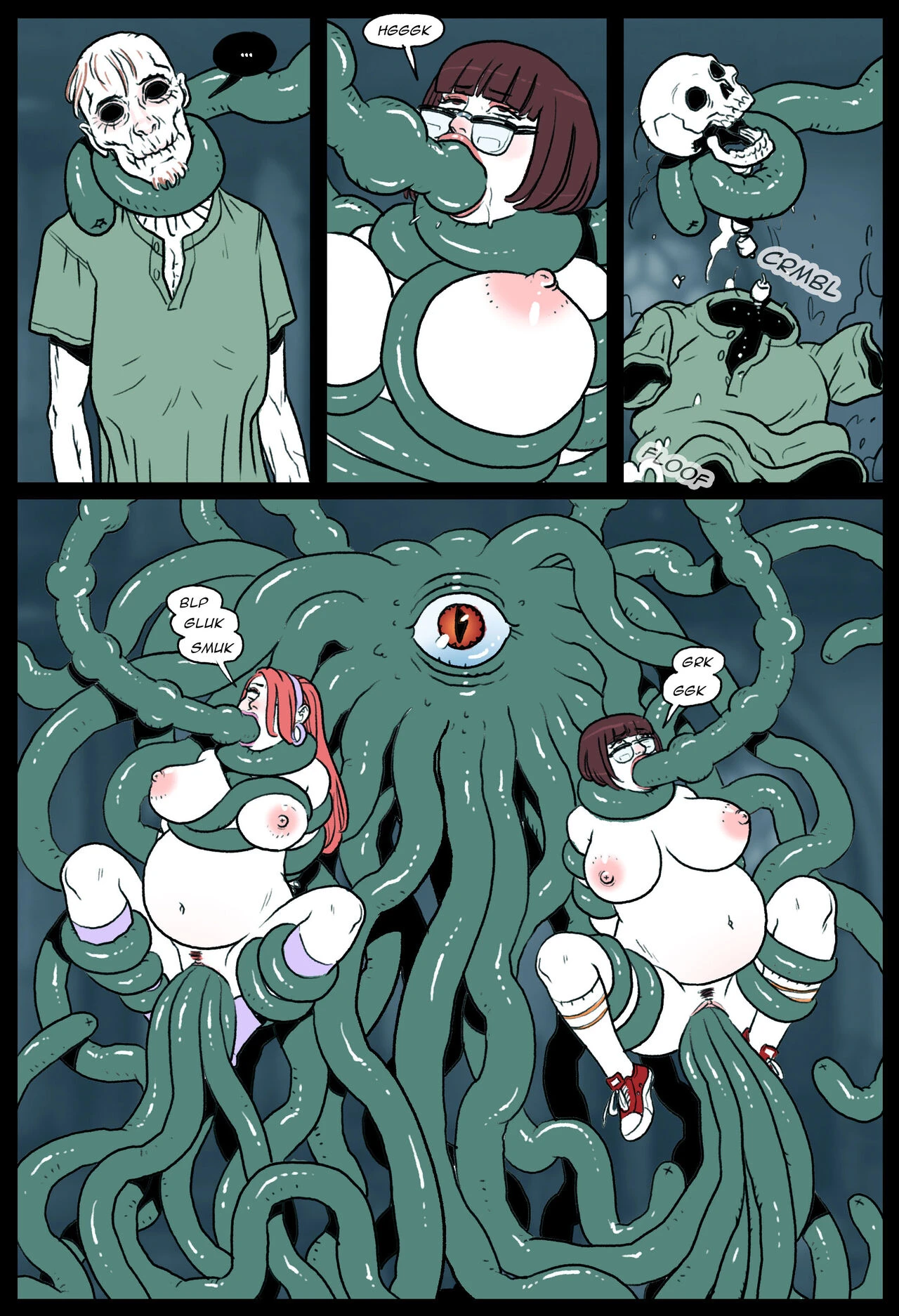 Daphne & Velma vs. Tentacles porn comic picture 28