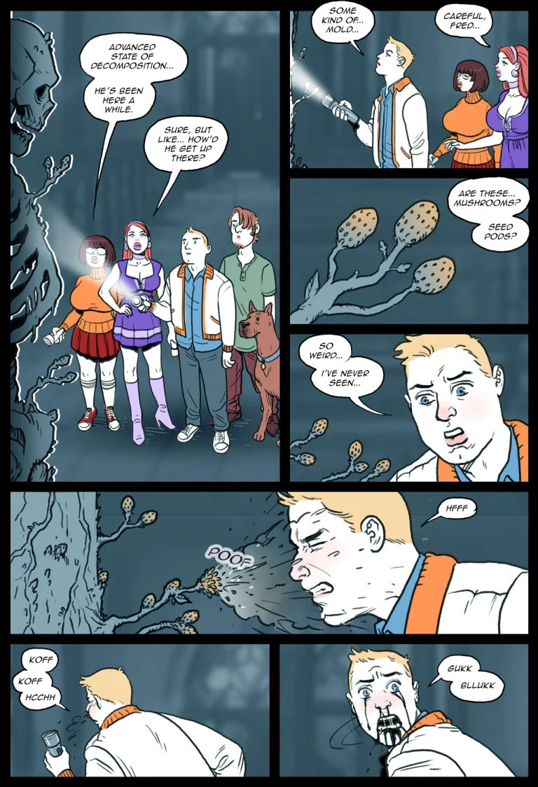 Daphne & Velma vs. Tentacles porn comic picture 3