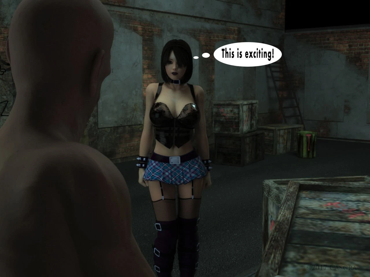 Dark Alley Lover porn comic picture 11