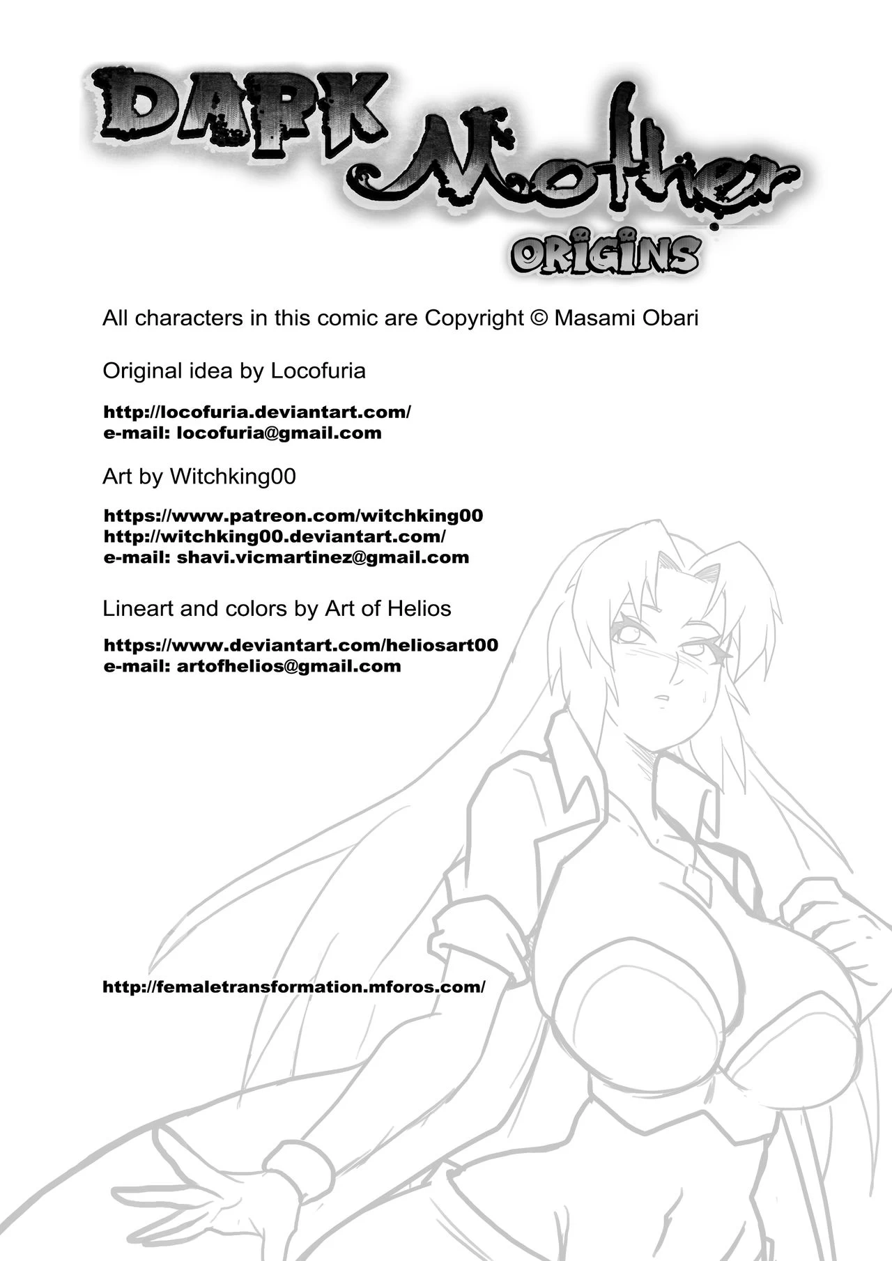 Dark Mother Origins porn comic picture 2