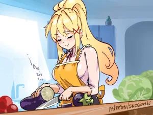 Darkness the Veggie Slayer porn comic picture 1
