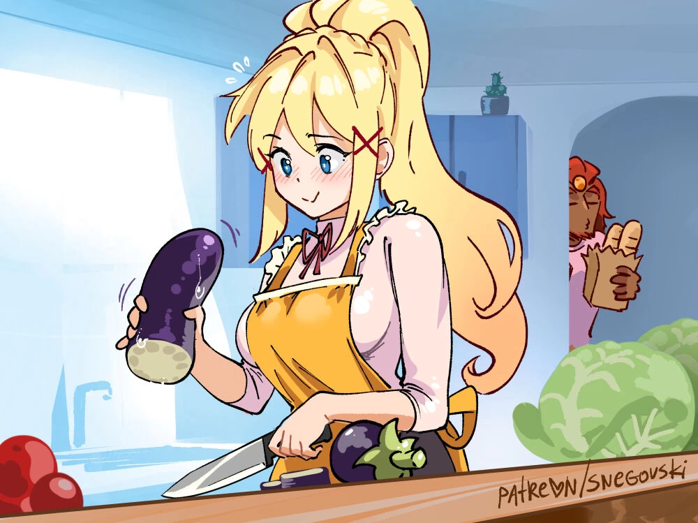 Darkness the Veggie Slayer porn comic picture 2