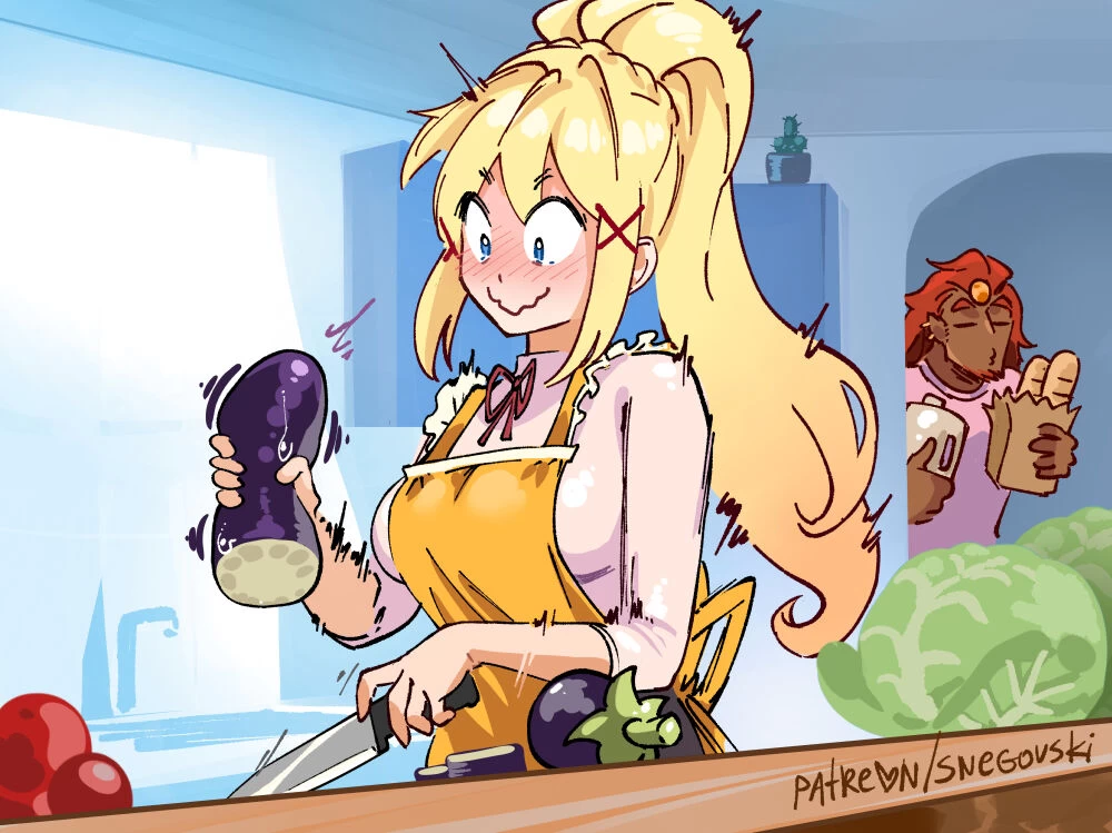 Darkness the Veggie Slayer porn comic picture 3